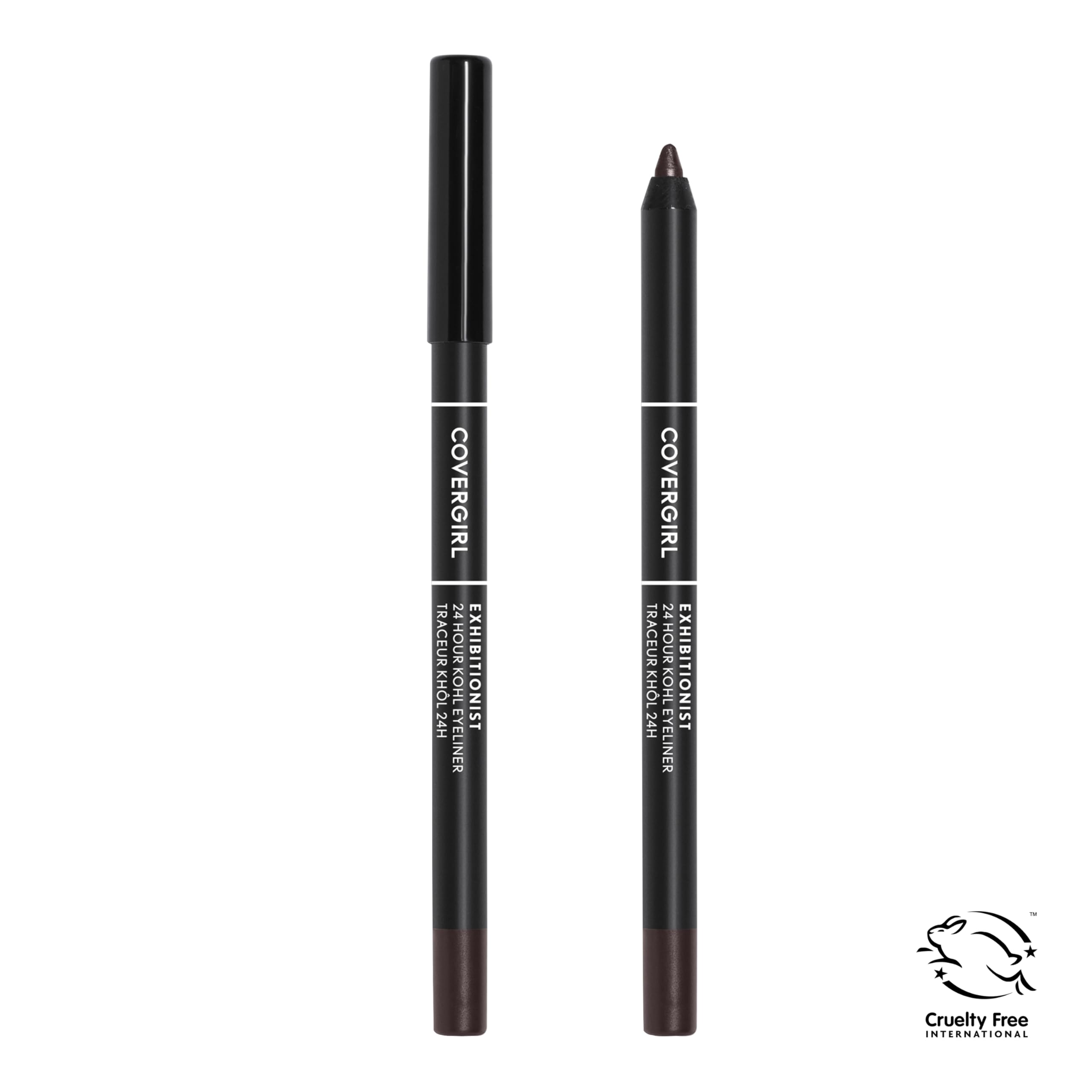 Foto 3 pulgar | Delineador De Ojos Covergirl Exhibitionist 24 Horas Kohl Rich Brown - Venta Internacional.