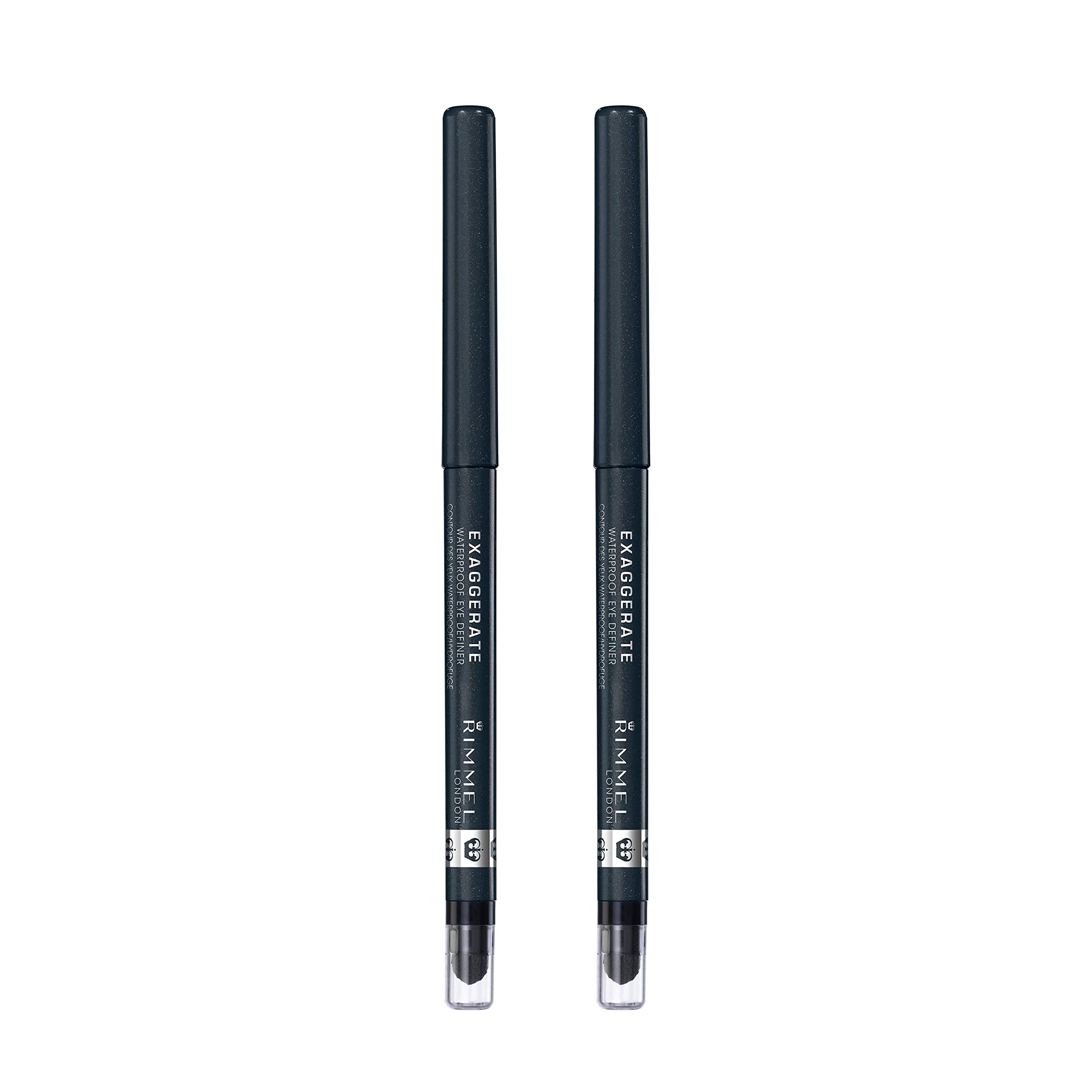 Delineador De Ojos Rimmel Exagerate Eye Definer Earl Grey, Paquete De 2 - Venta Internacional.