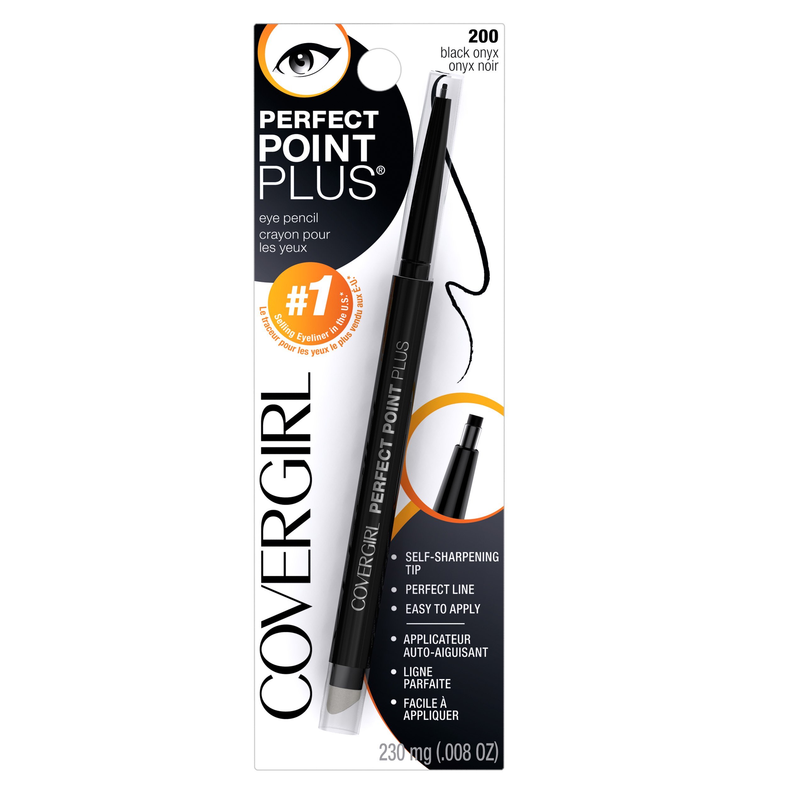 Foto 2 pulgar | Delineador De Ojos Covergirl Perfect Point Plus Color Black Onyx - Venta Internacional.