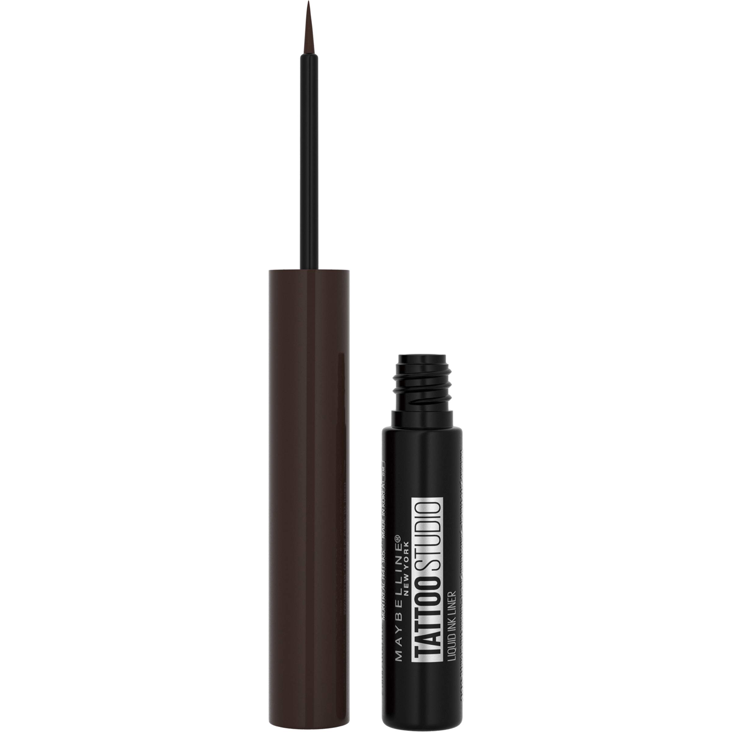 Delineador De Ojos Maybelline Tattoostudio Liquid Ink Longwear Marrón - Venta Internacional.