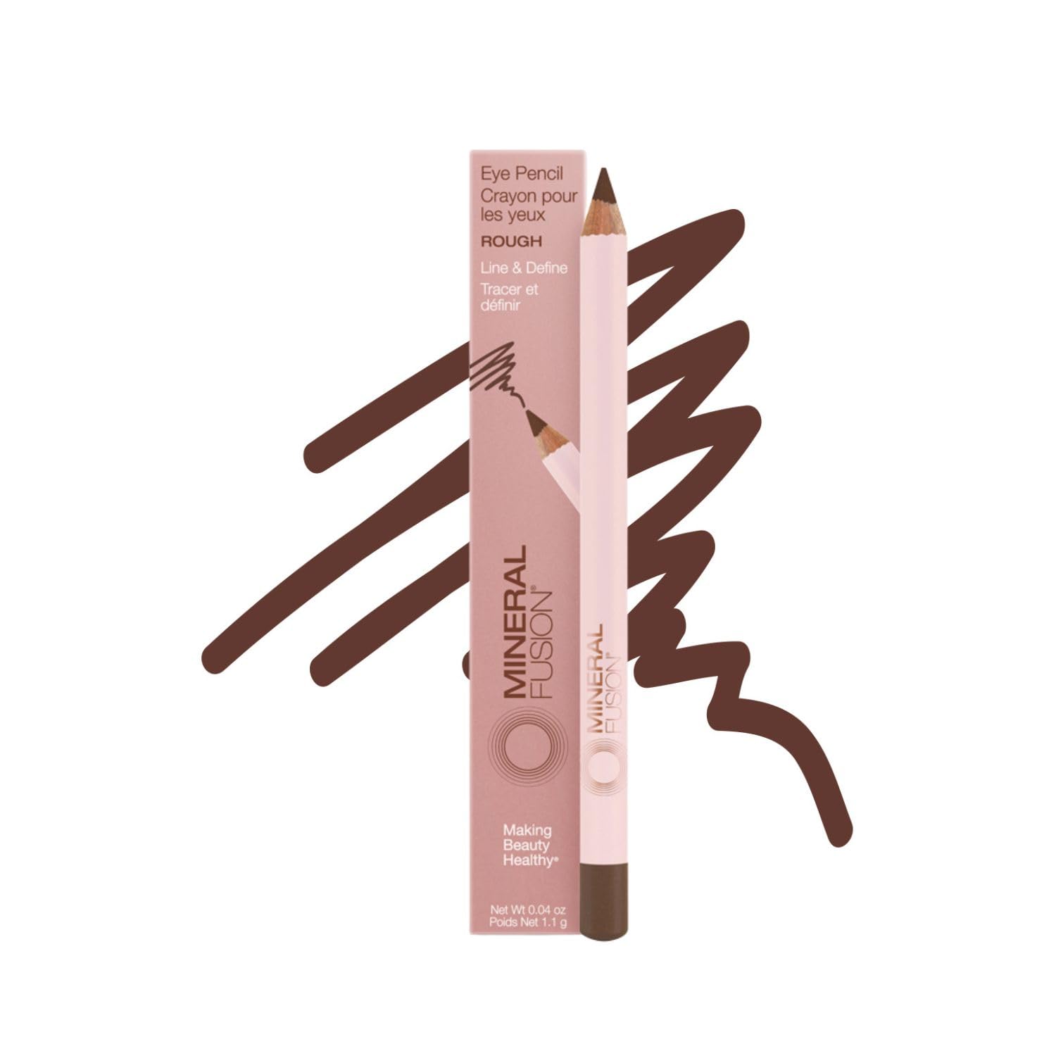 Lápiz De Ojos Mineral Fusion Brown Claro Con Manzanilla De 1,2 Ml - Venta Internacional.