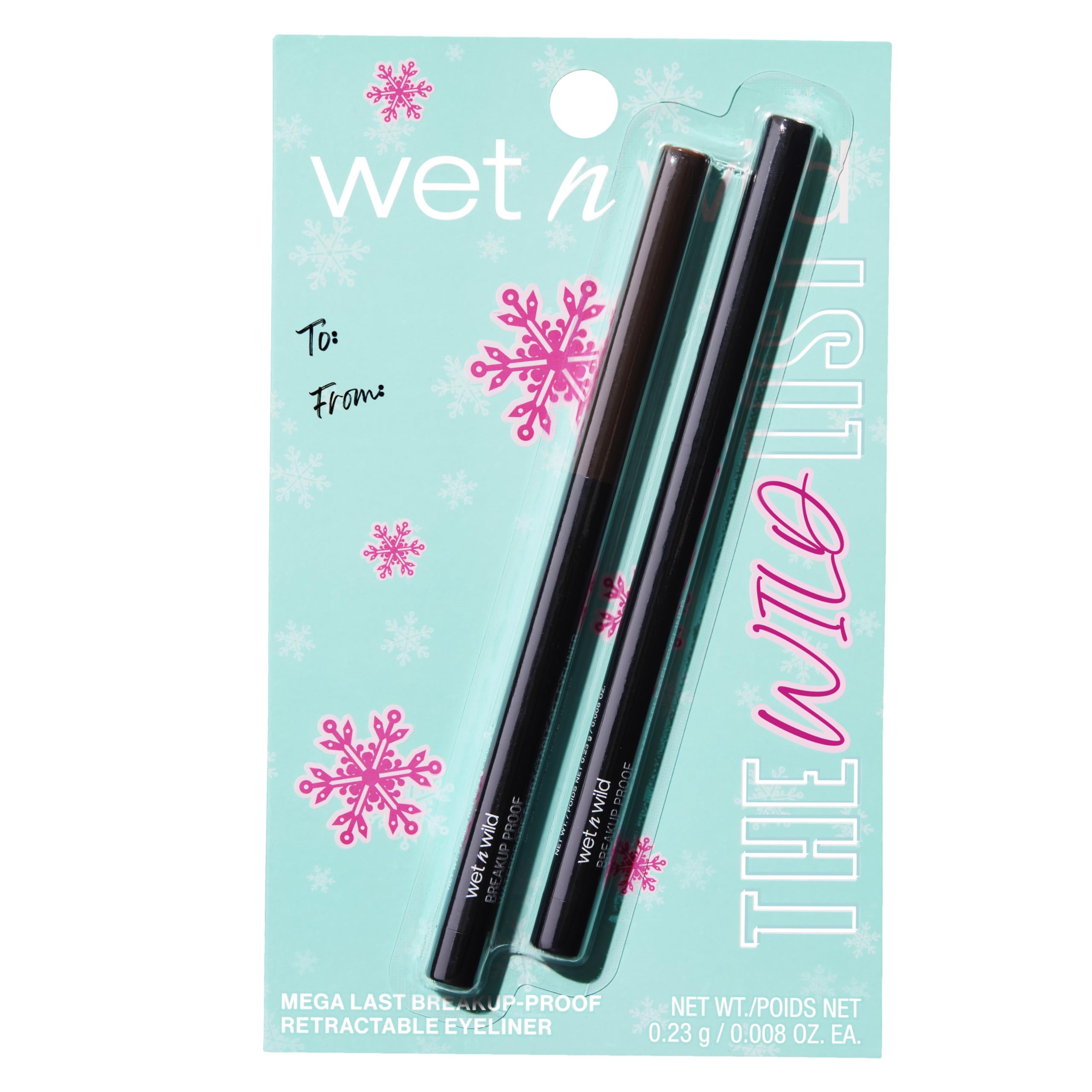 El Delineador De Ojos Se Volvió Loco The Wild List Breakup Proof Liner Duo - Venta Internacional.