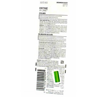 Foto 7 | Delineador De Ojos Maybelline New York Define-a-line Negro Parduzco - Venta Internacional.