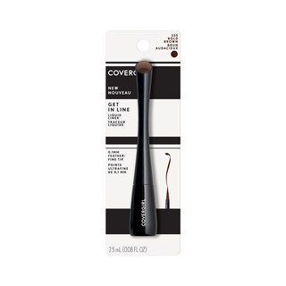 Foto 4 | Delineador De Ojos Líquido Covergirl Get In Line Bold Brown 18 Ml - Venta Internacional.