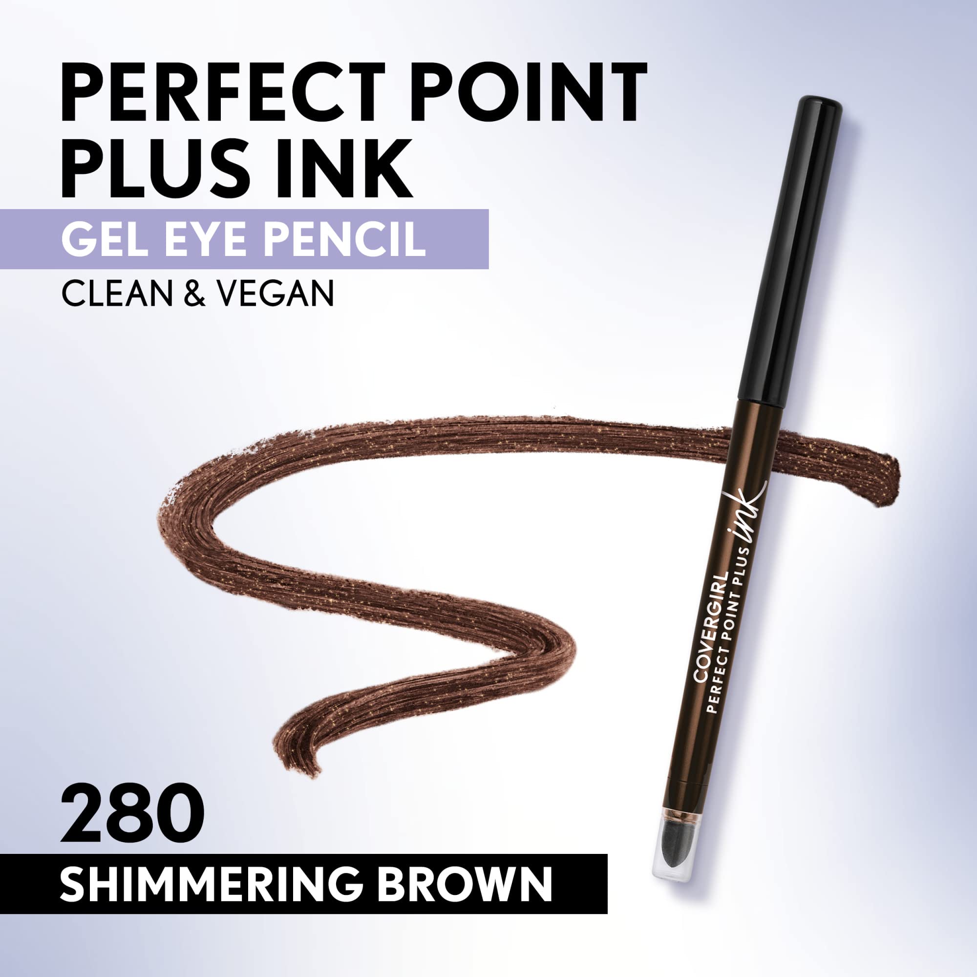 Foto 3 pulgar | Lápiz De Ojos Covergirl Perfect Point Plus Ink Gel 0.3 Ml Brown - Venta Internacional.