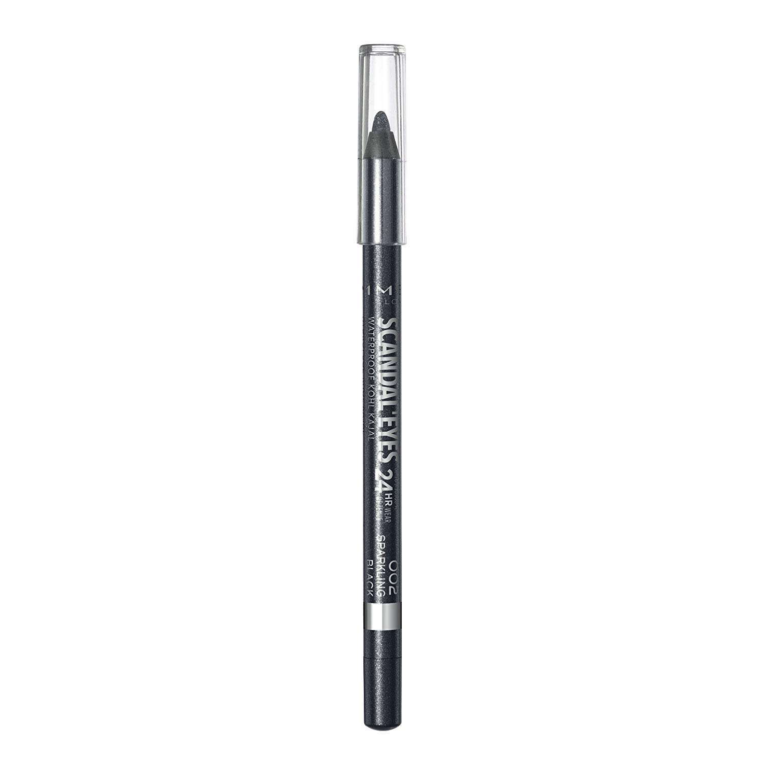 Foto 3 pulgar | Delineador De Ojos Rimmel Scandaleyes Waterproof Kohl Kajal Sparkling Black - Venta Internacional.