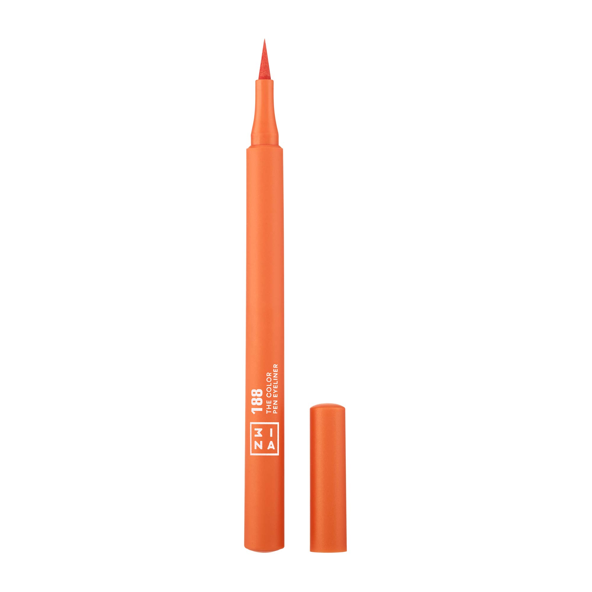 Delineador De Ojos 3ina The Color Pen 188, Punta Ultrafina 14h, Naranja - Venta Internacional.