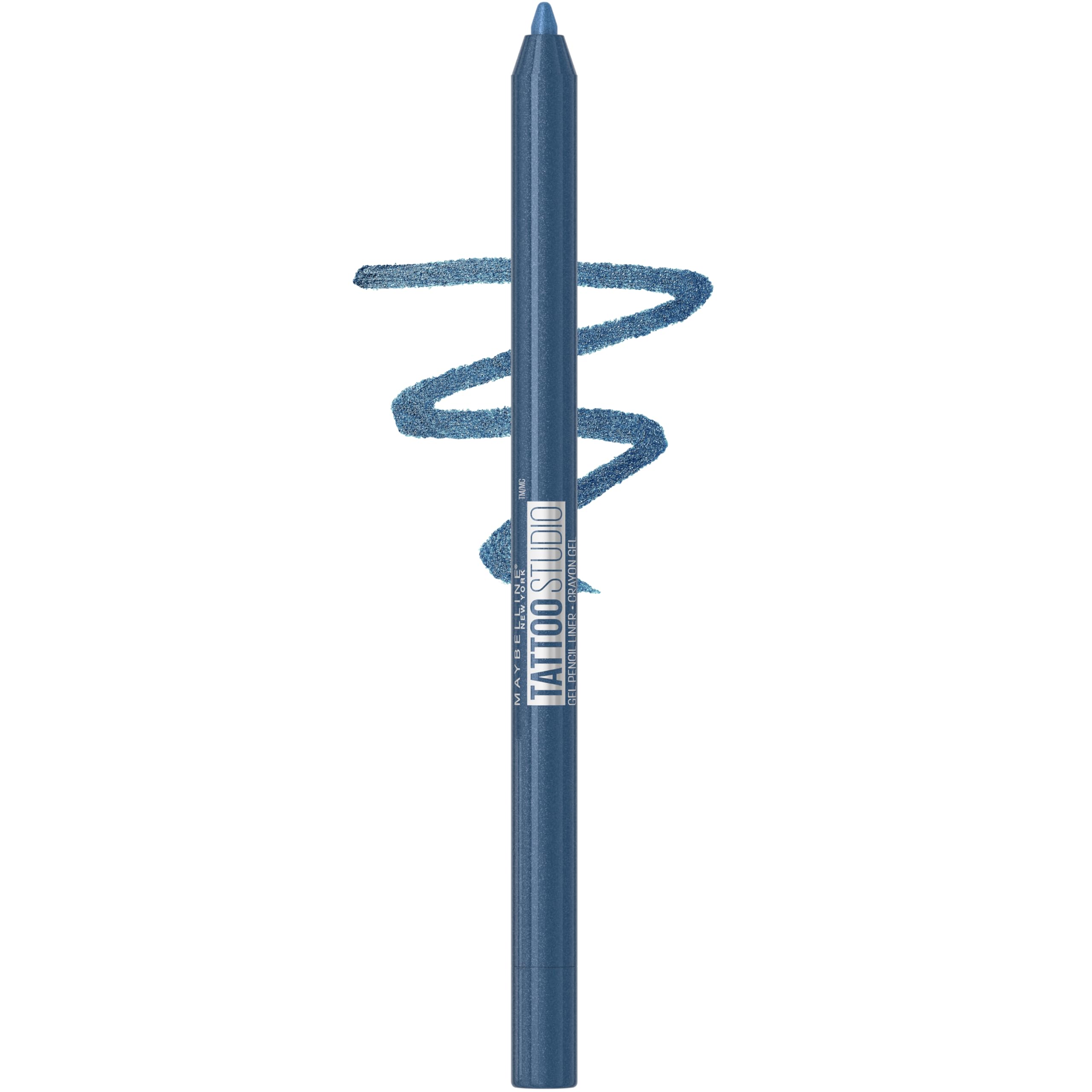 Lápiz Delineador De Ojos Maybelline Tattoo Studio 36h Waterproof Navy - Venta Internacional.