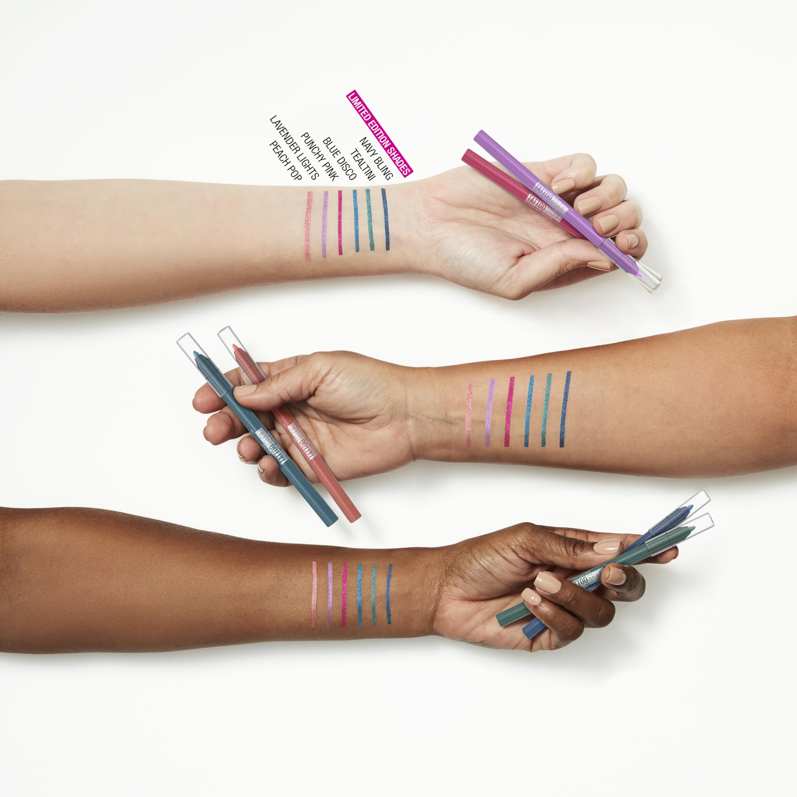 Foto 5 | Lápiz Delineador De Ojos Maybelline Tattoo Studio 36h Waterproof Navy - Venta Internacional.