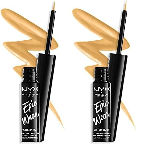 Foto 2 pulgar | Delineador De Ojos Nyx Professional Makeup Wear Waterproof Amarillo - Venta Internacional.