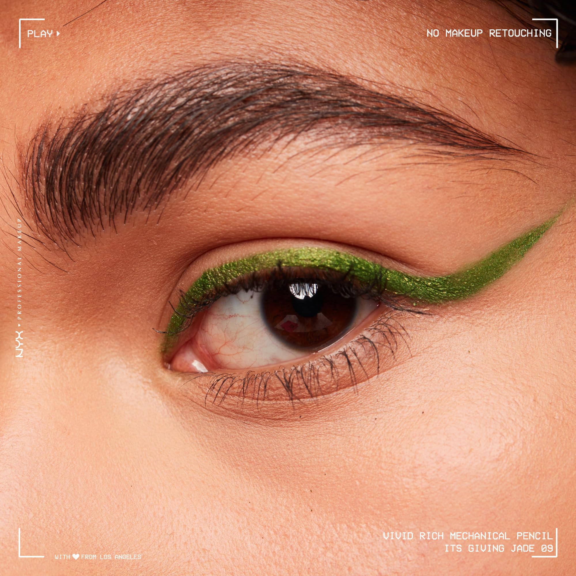 Foto 3 pulgar | Eyeliner Nyx Professional Makeup Mechanical It's Giving Jade - Venta Internacional.
