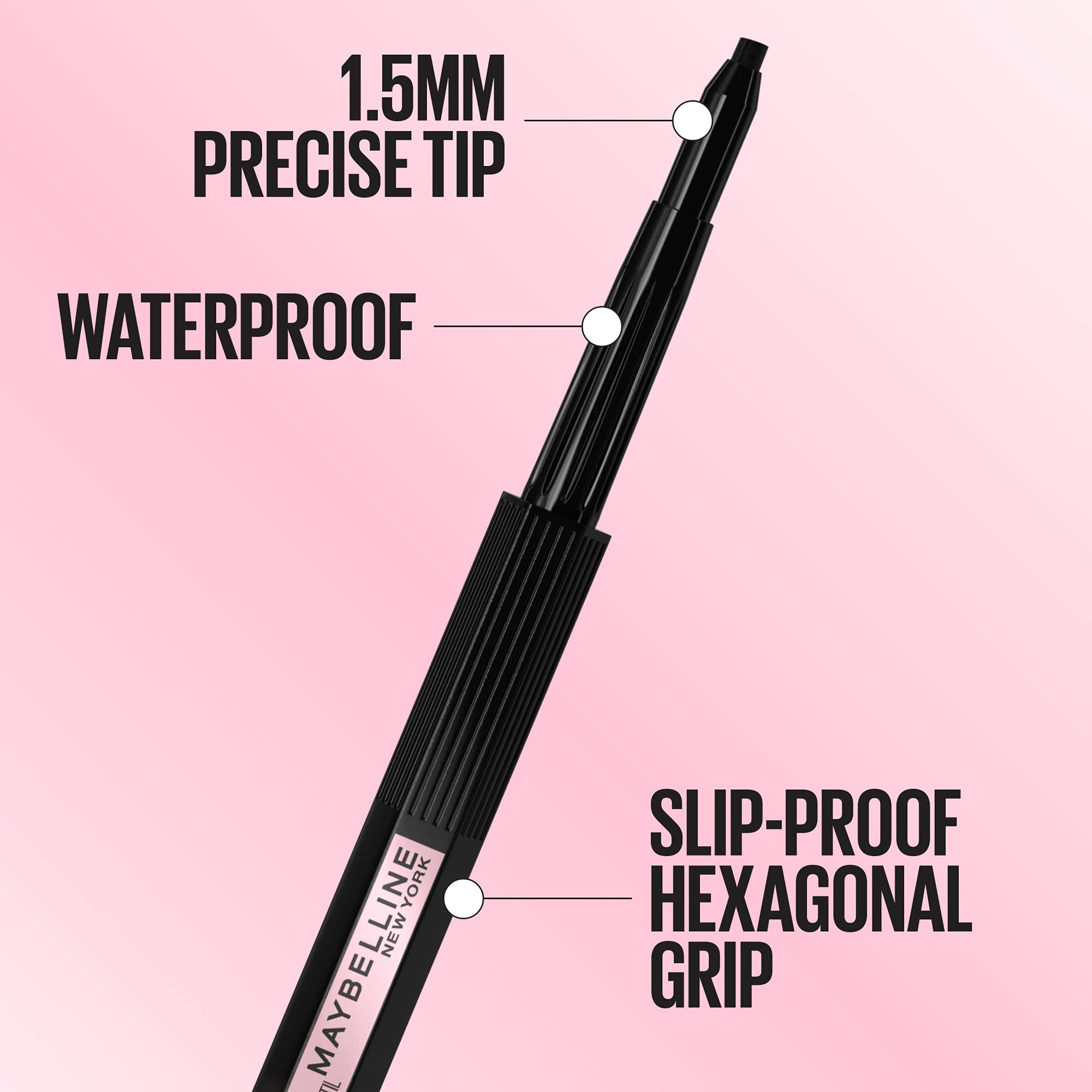 Foto 7 pulgar | Lápiz Delineador De Ojos Maybelline Hyper Easy No Slip Marrón Medio - Venta Internacional.