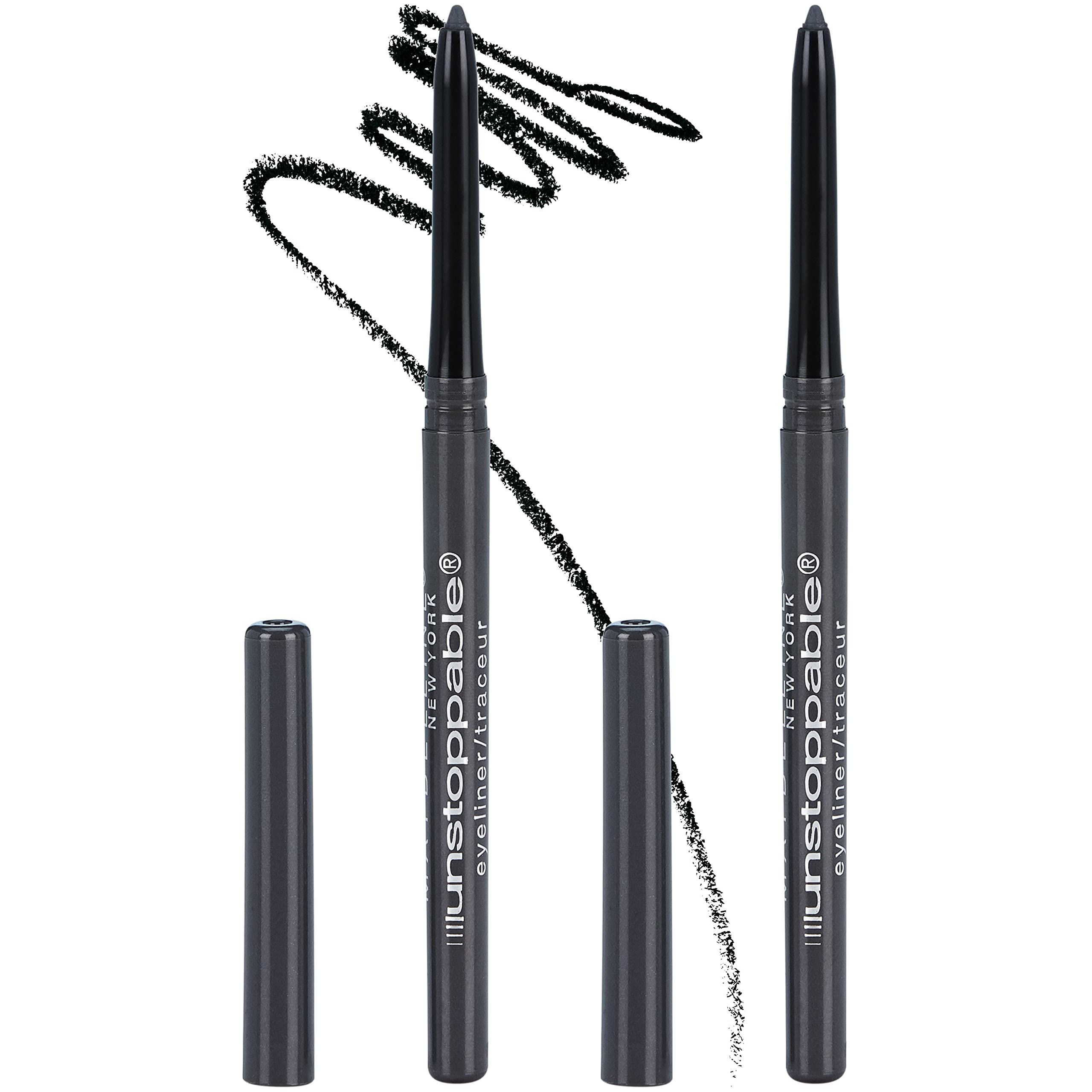 Lápiz Delineador De Ojos Maybelline Unstoppable  Mechanical Pewter - Venta Internacional.