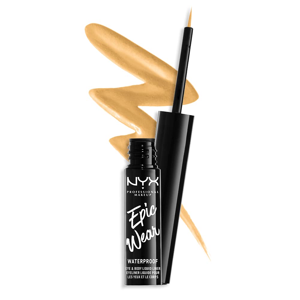 Eyeliner Nyx Professional Makeup Epic Wear Liquid Yellow - Venta Internacional.