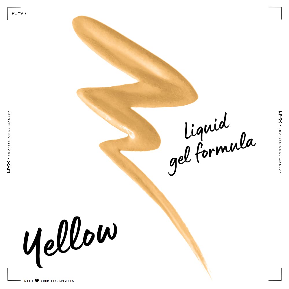 Foto 3 pulgar | Eyeliner Nyx Professional Makeup Epic Wear Liquid Yellow - Venta Internacional.