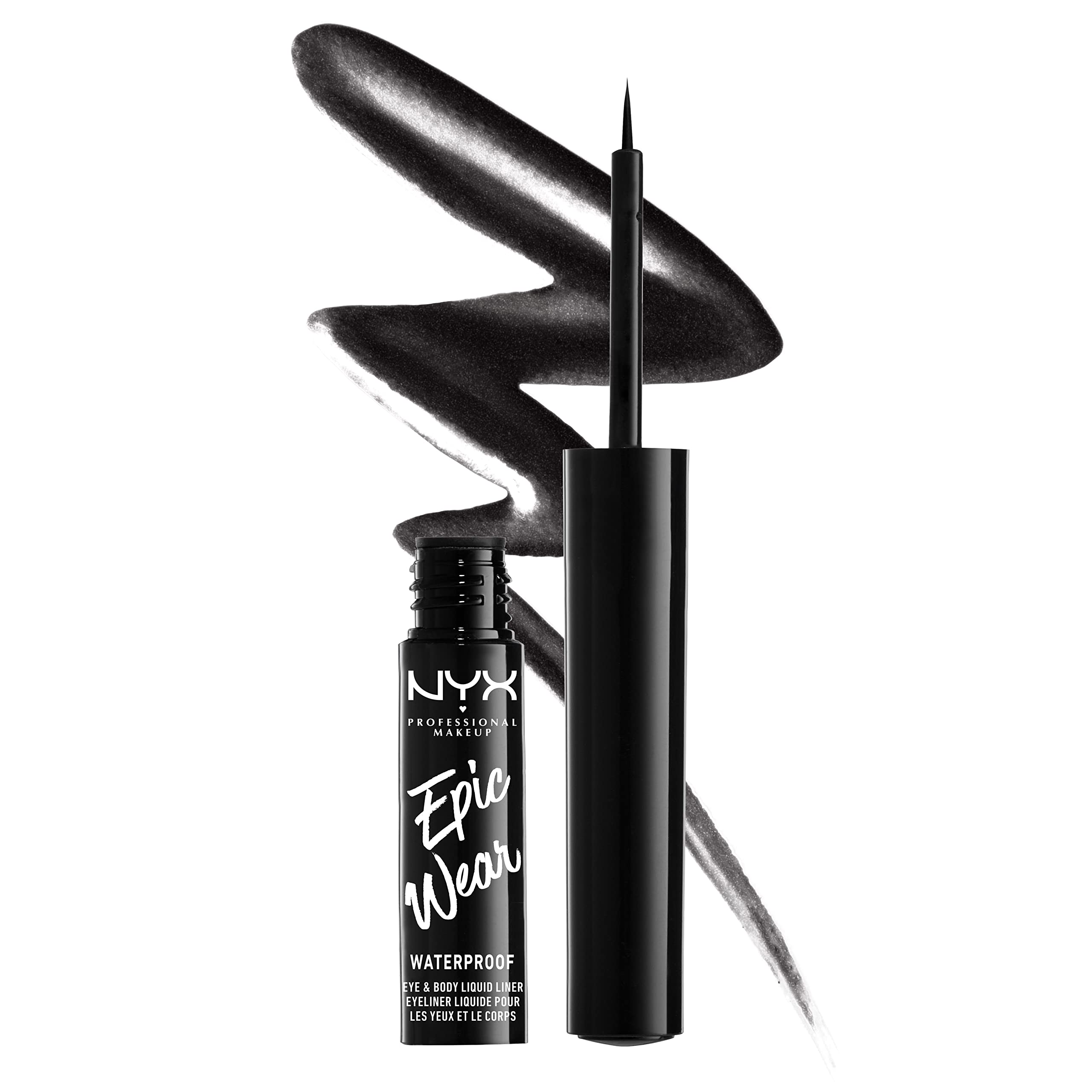 Delineador De Ojos Nyx Professional Makeup Epic Wear Negro Metalizado - Venta Internacional.