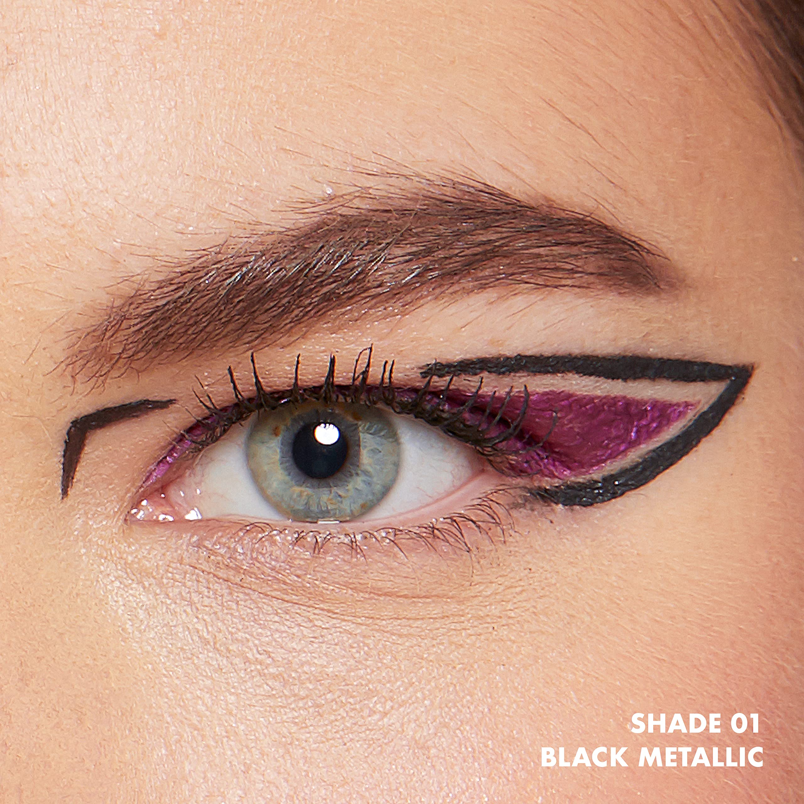 Foto 4 pulgar | Delineador De Ojos Nyx Professional Makeup Epic Wear Negro Metalizado - Venta Internacional.