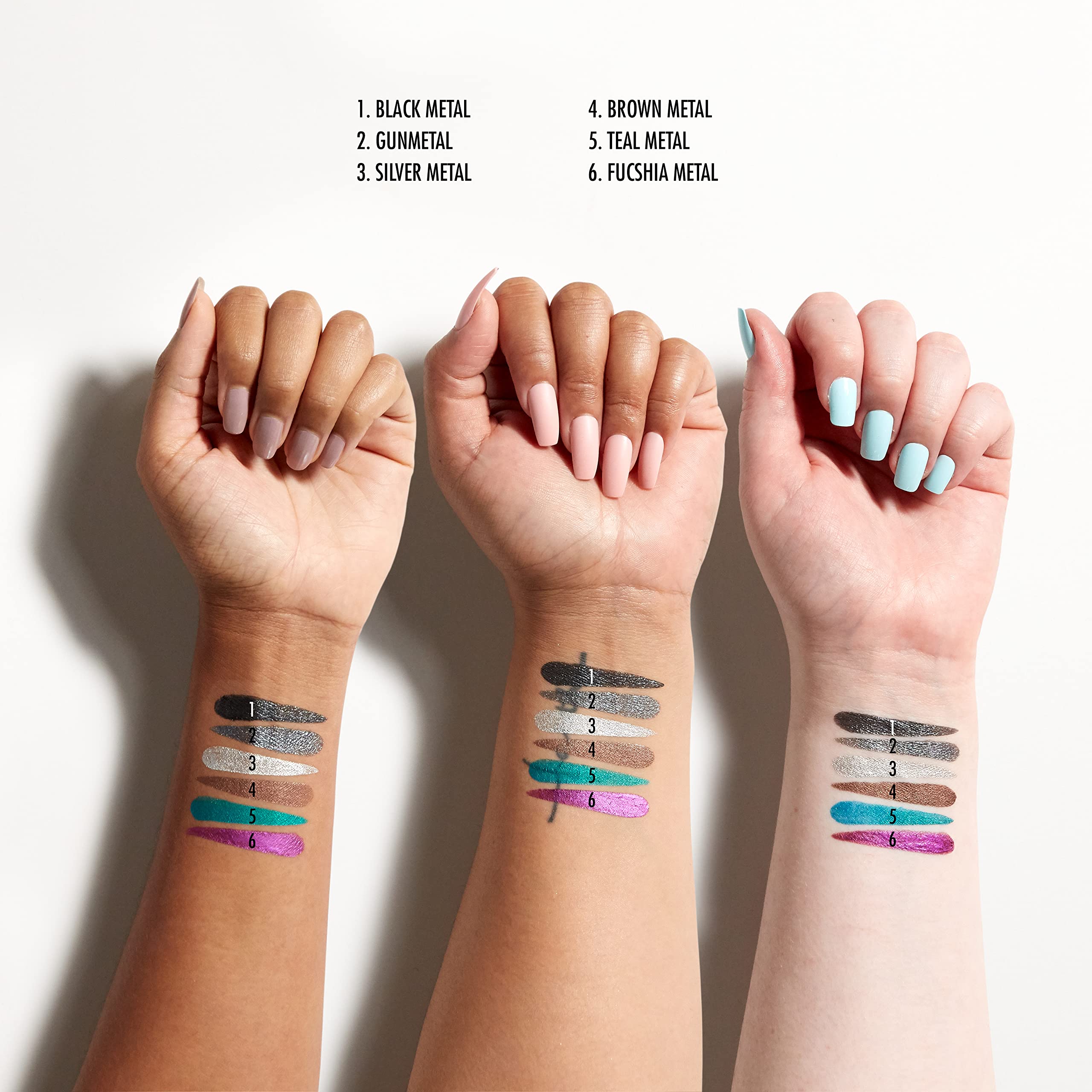Foto 7 pulgar | Delineador De Ojos Nyx Professional Makeup Epic Wear Negro Metalizado - Venta Internacional.