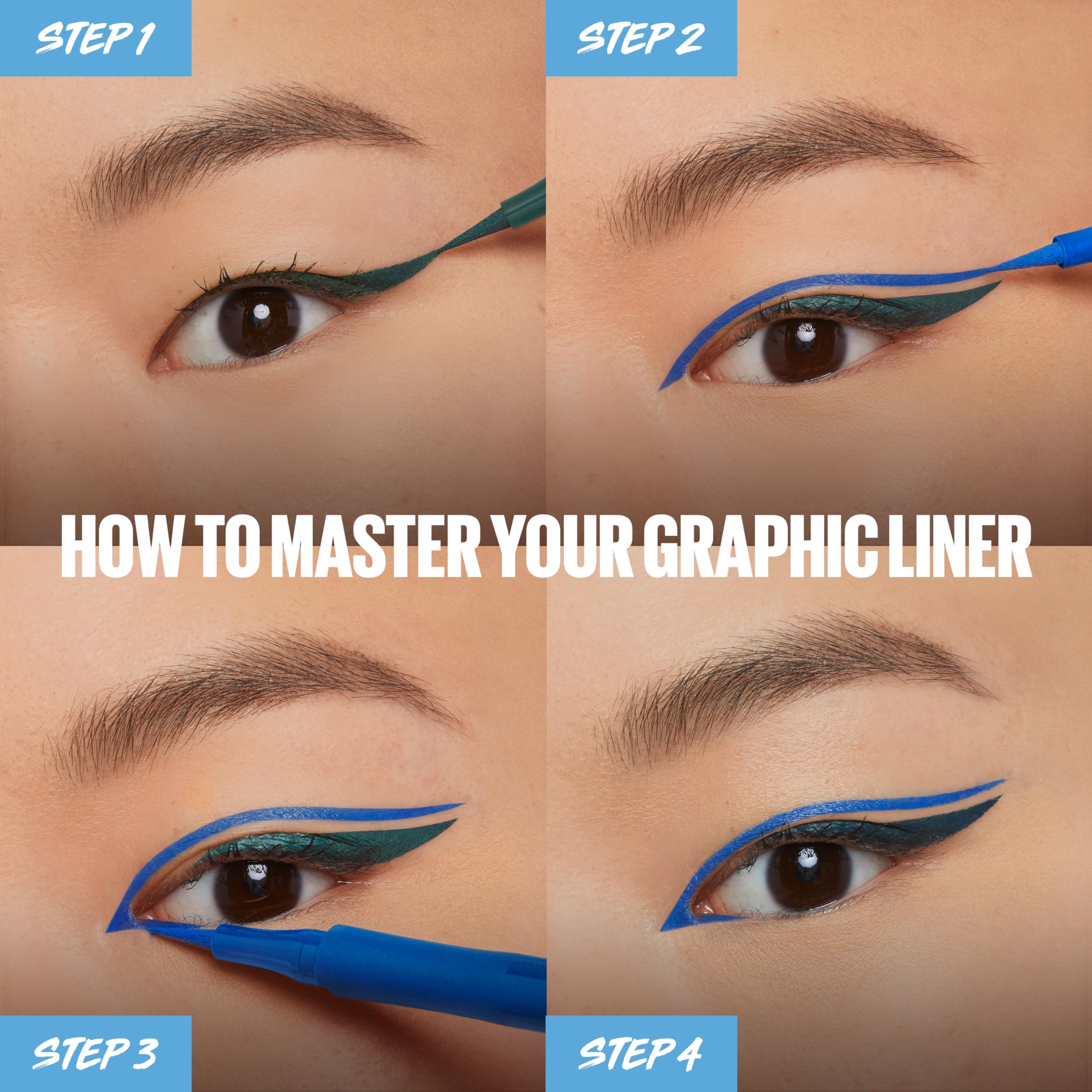 Foto 6 | Delineador Líquido Maybelline Master Precise, Resistente Al Agua Durante 30 Horas - Venta Internacional.