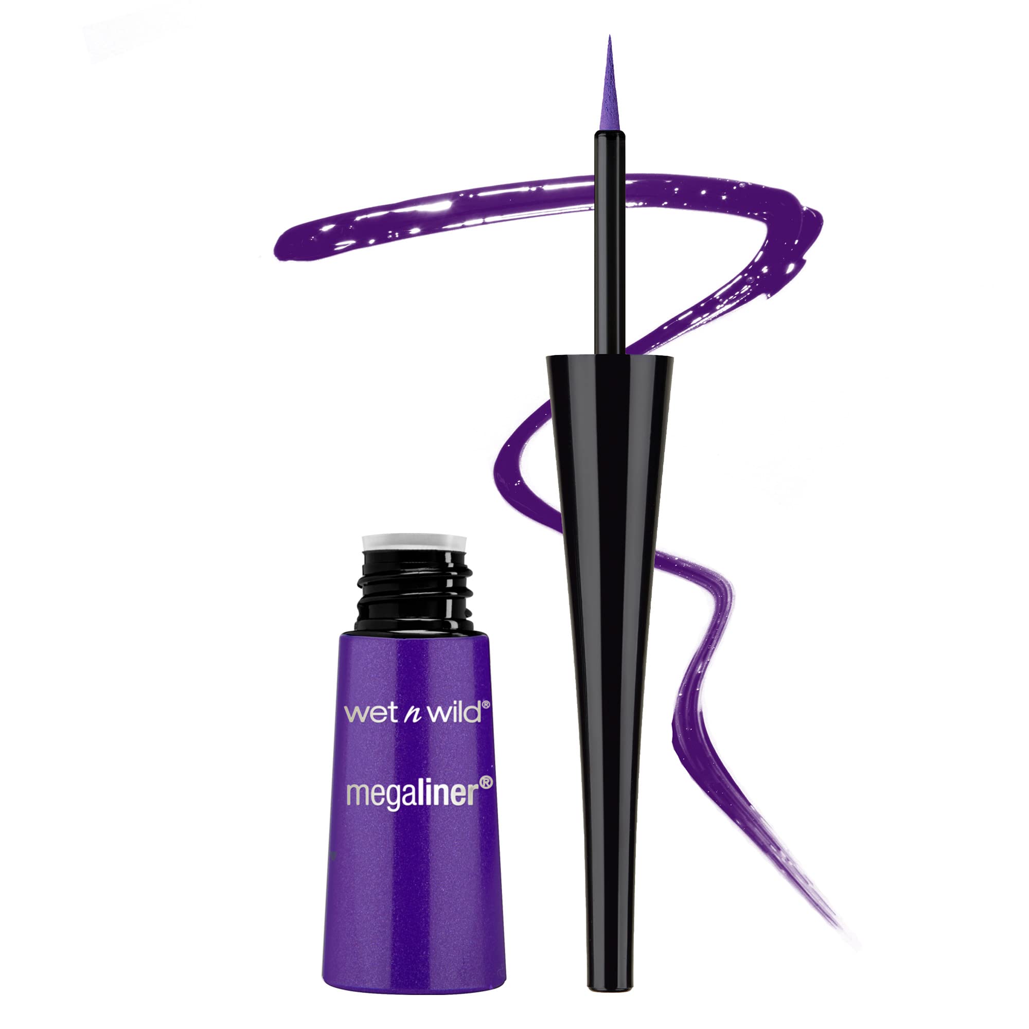 Delineador Líquido Wet N Wild Megaliner Electric Purple - Venta Internacional.