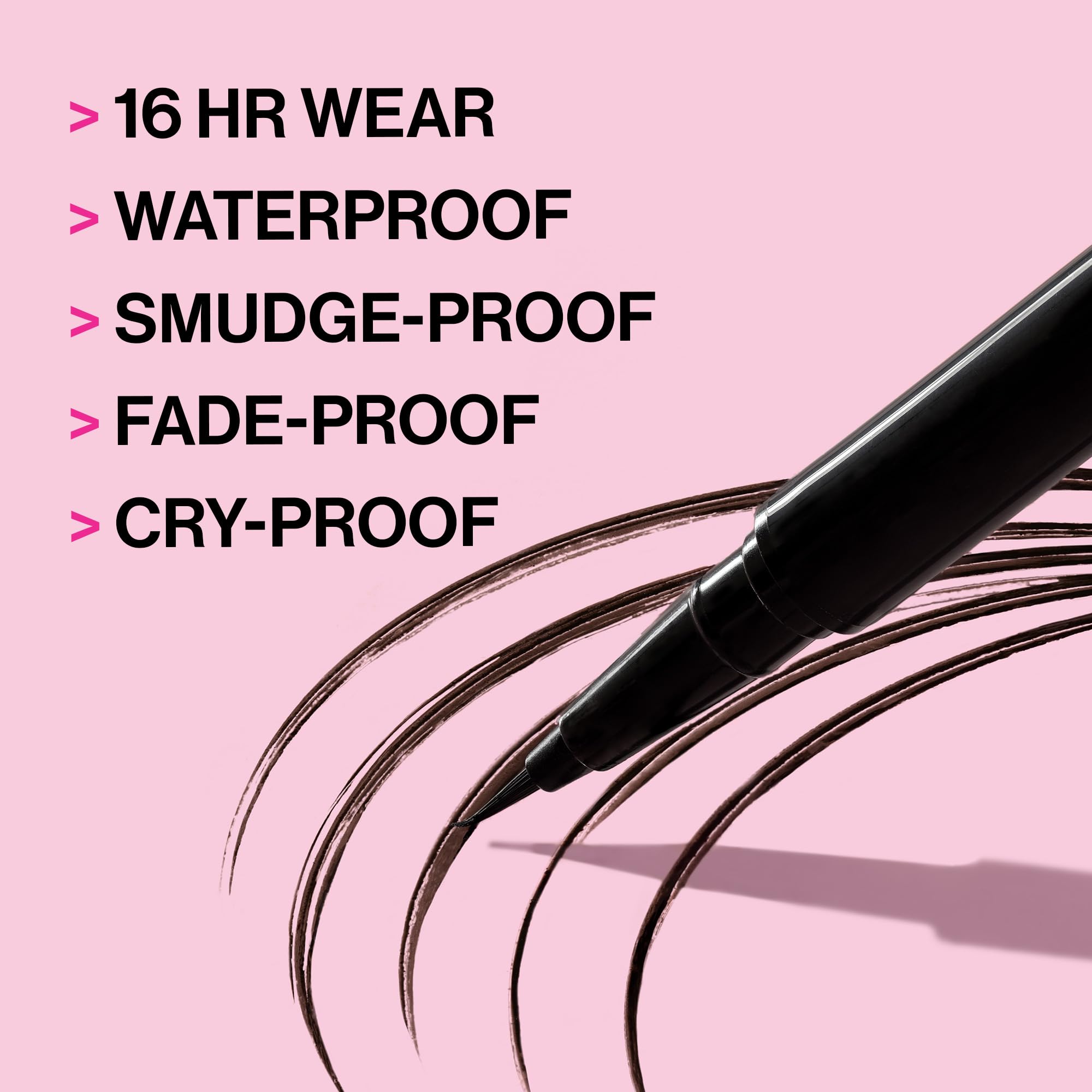 Foto 3 pulgar | Delineador Líquido Wet N Wild Breakup Proof Ultra Black - Venta Internacional.