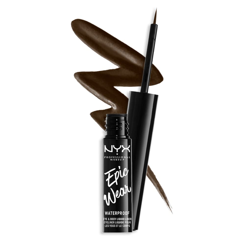 Foto 2 pulgar | Delineador De Ojos Nyx Professional Makeup Epic Wear Marrón Líquido - Venta Internacional.