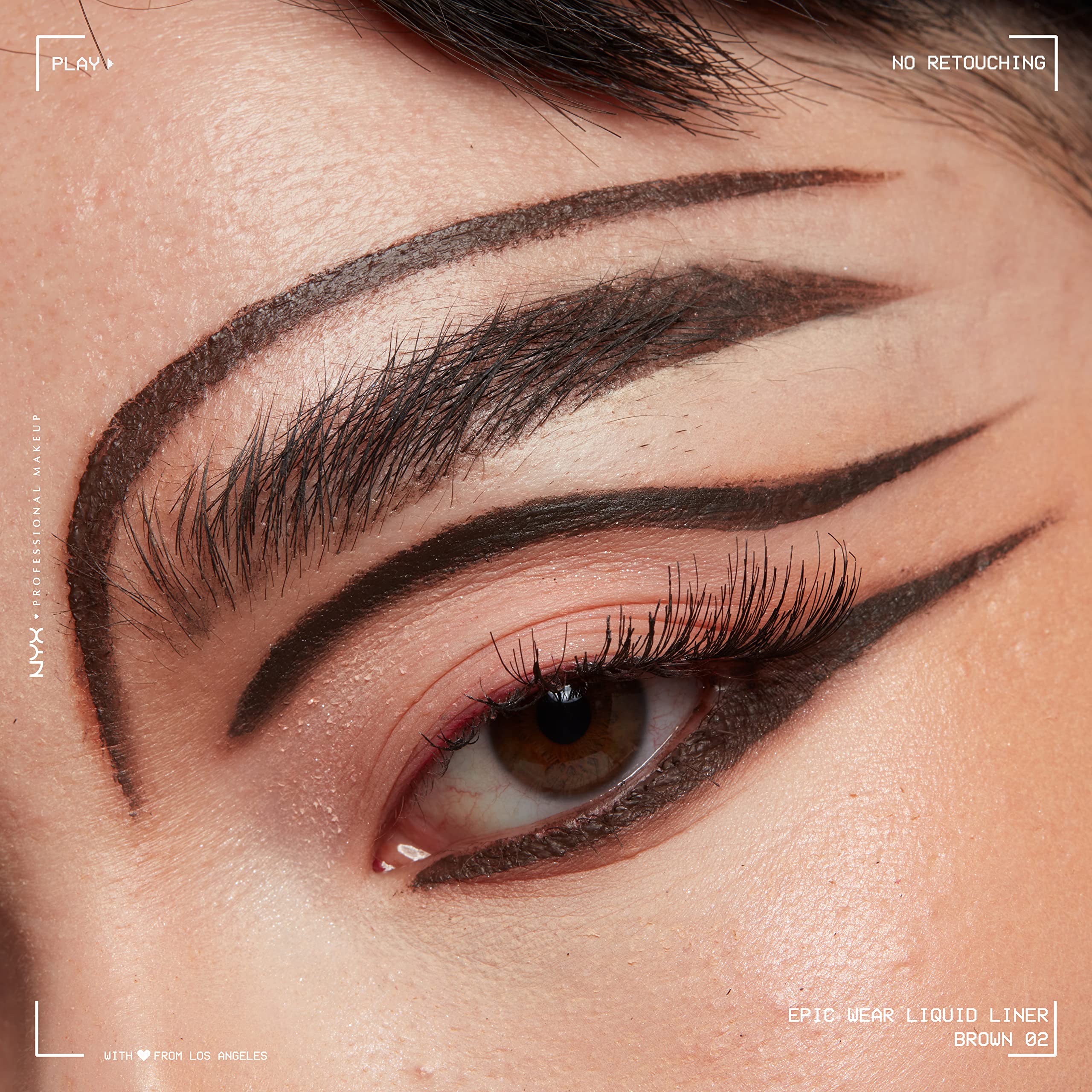 Foto 6 pulgar | Delineador De Ojos Nyx Professional Makeup Epic Wear Marrón Líquido - Venta Internacional.
