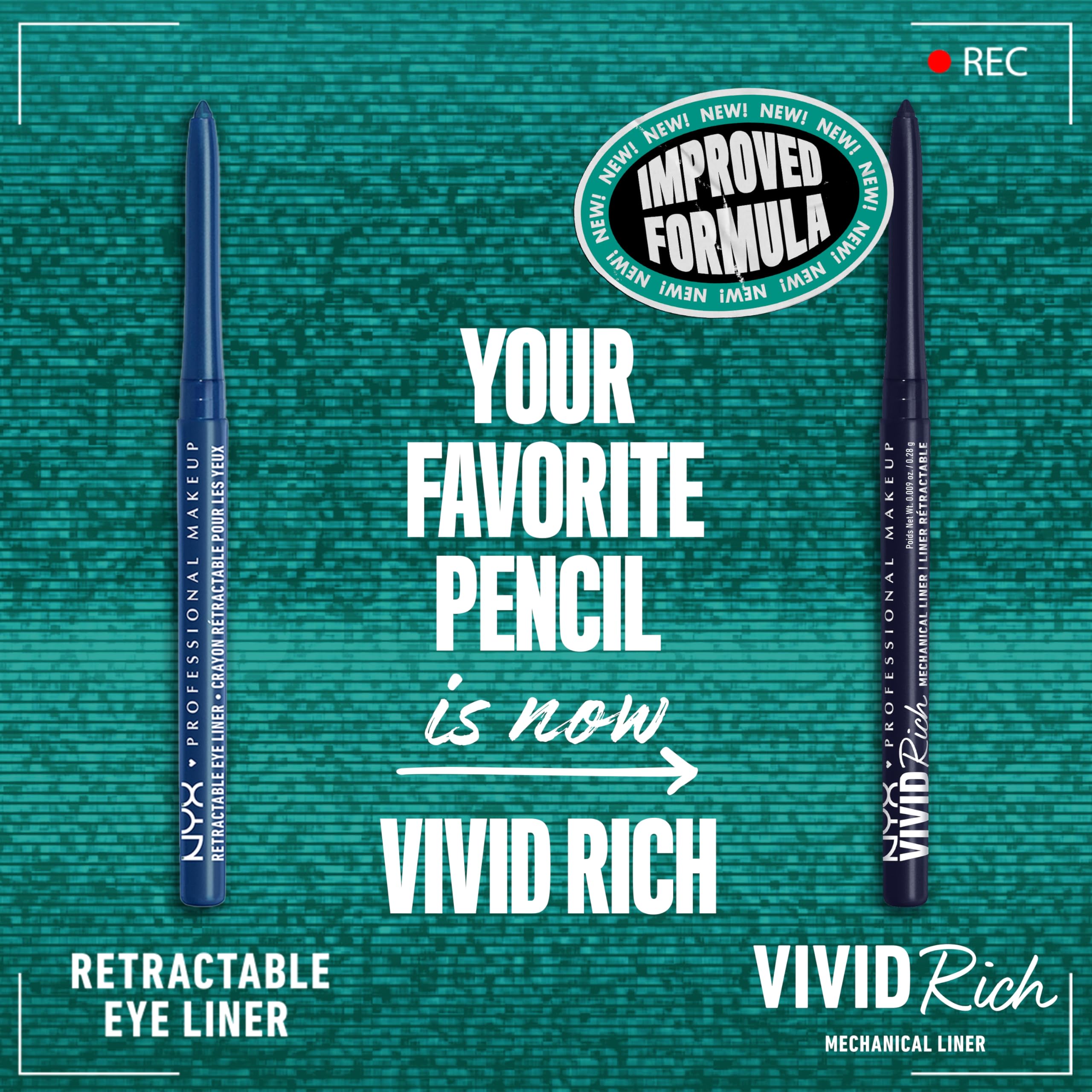 Foto 3 pulgar | Delineador De Ojos Nyx Professional Makeup Vivid Rich Sapphire Bling - Venta Internacional.