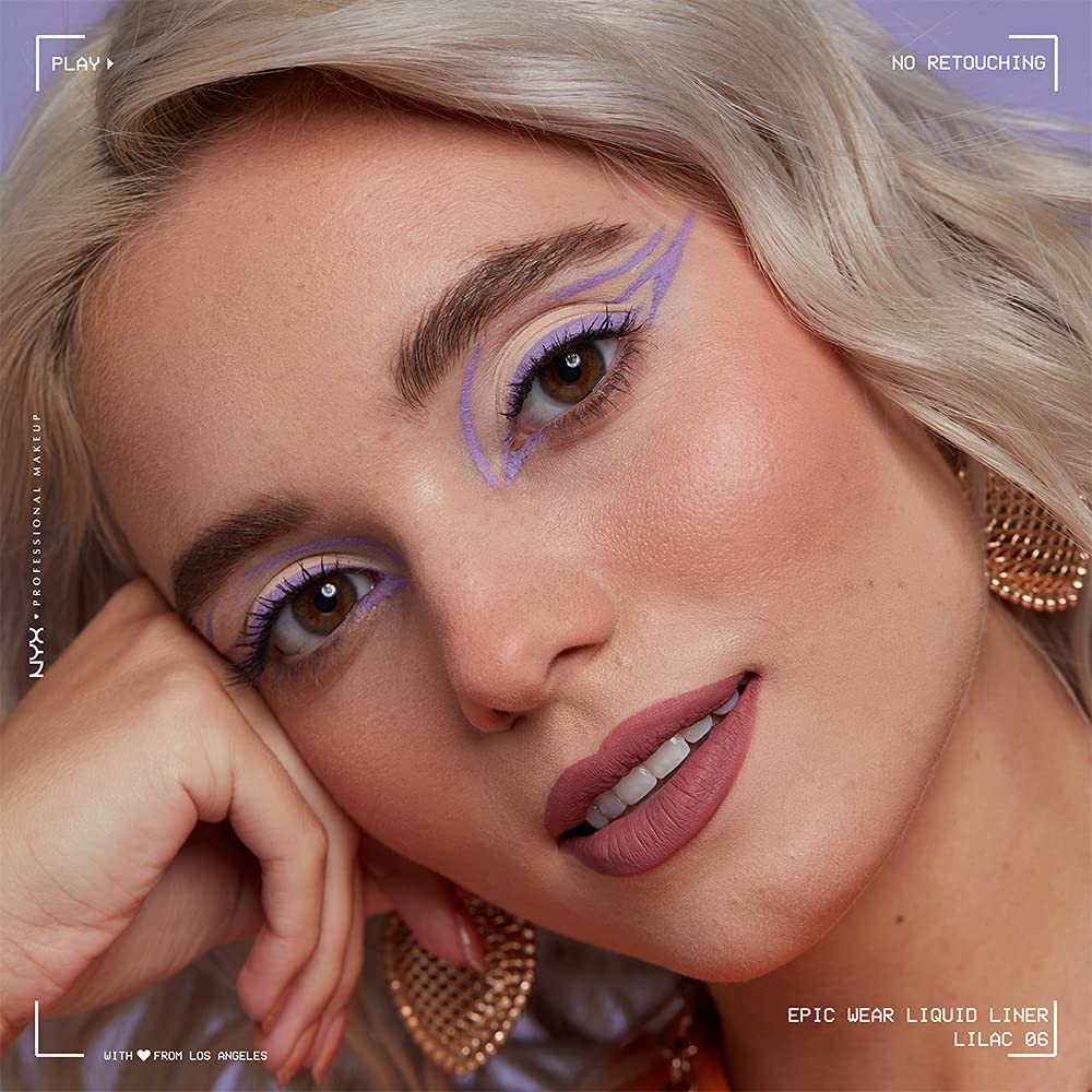 Foto 5 | Delineador De Ojos Nyx Professional Makeup Epic Wear Lila Waterproof - Venta Internacional.