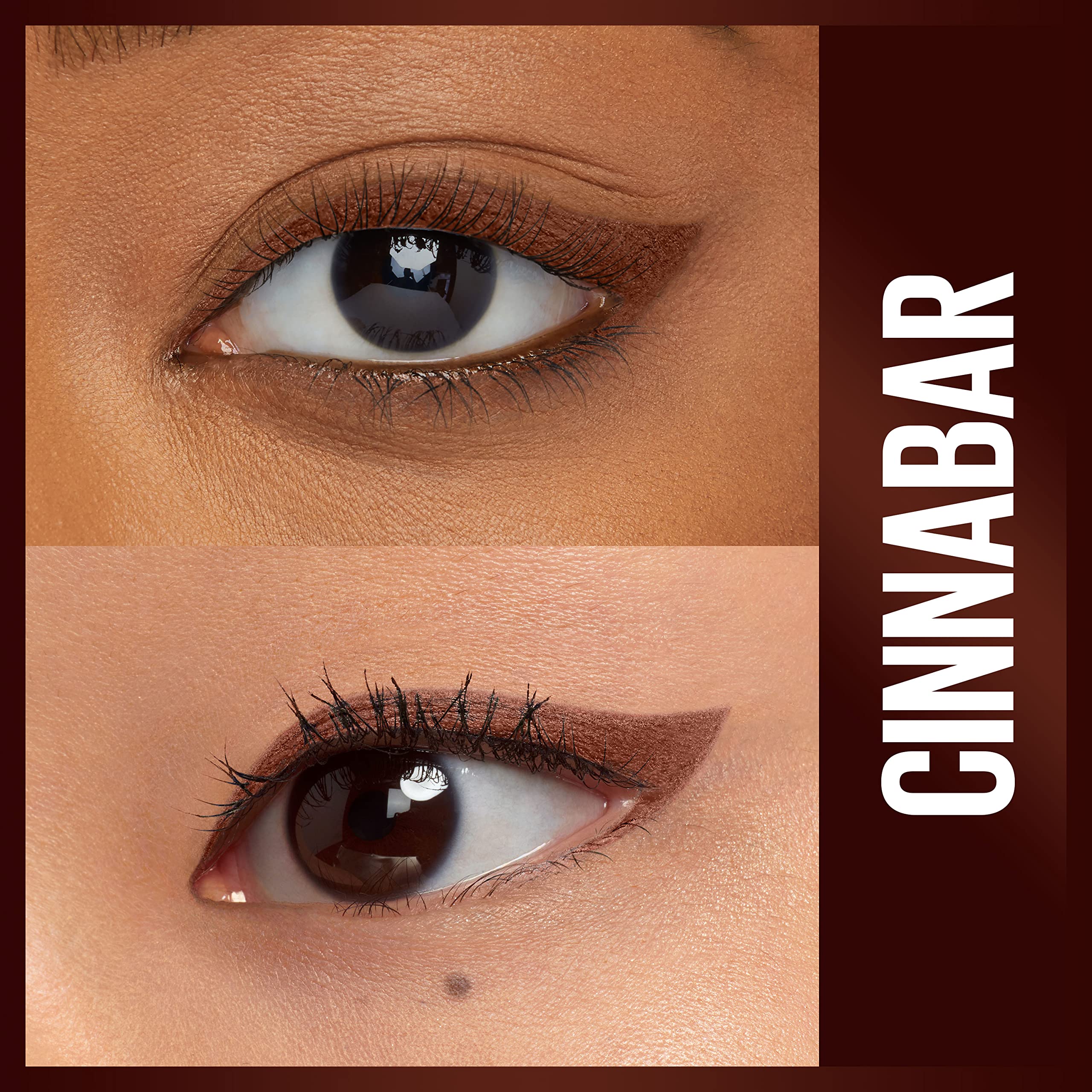 Foto 3 pulgar | Delineador De Ojos Maybelline Unstoppable Waterproof Cinnabar - Venta Internacional.