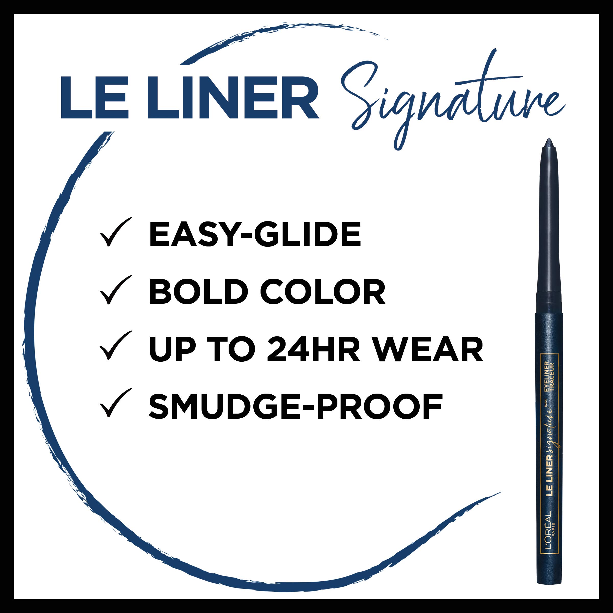 Foto 3 pulgar | Delineador De Ojos L'oréal Paris Le Liner Signature Blue Jersey 0.3 Ml - Venta Internacional.