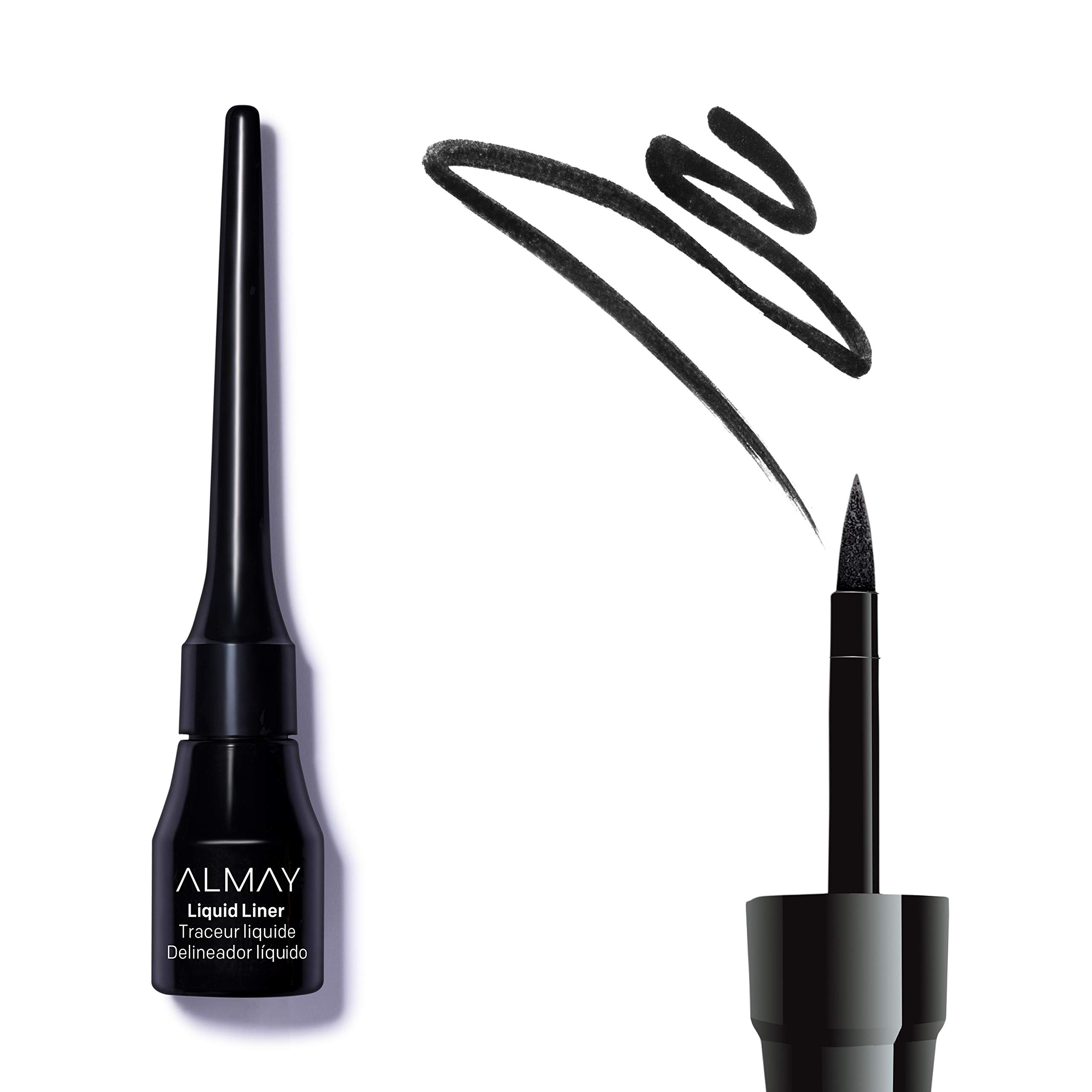 Foto 2 | Delineador De Ojos Líquido Almay, Impermeable, A Prueba De Decoloración 221, Negro, 3 Ml - Venta Internacional.