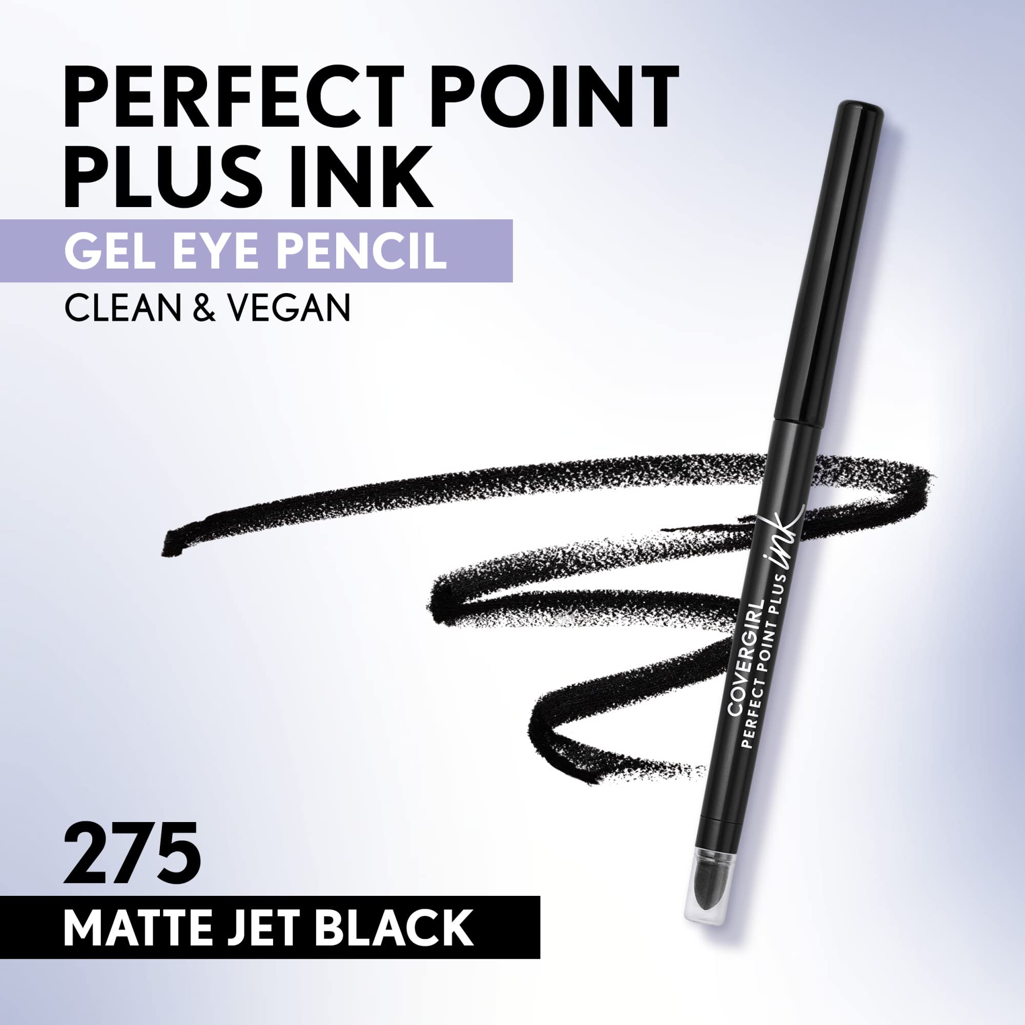 Foto 3 pulgar | Lápiz De Ojos Covergirl Perfect Point Plus Ink Gel 0.3ml Black - Venta Internacional.