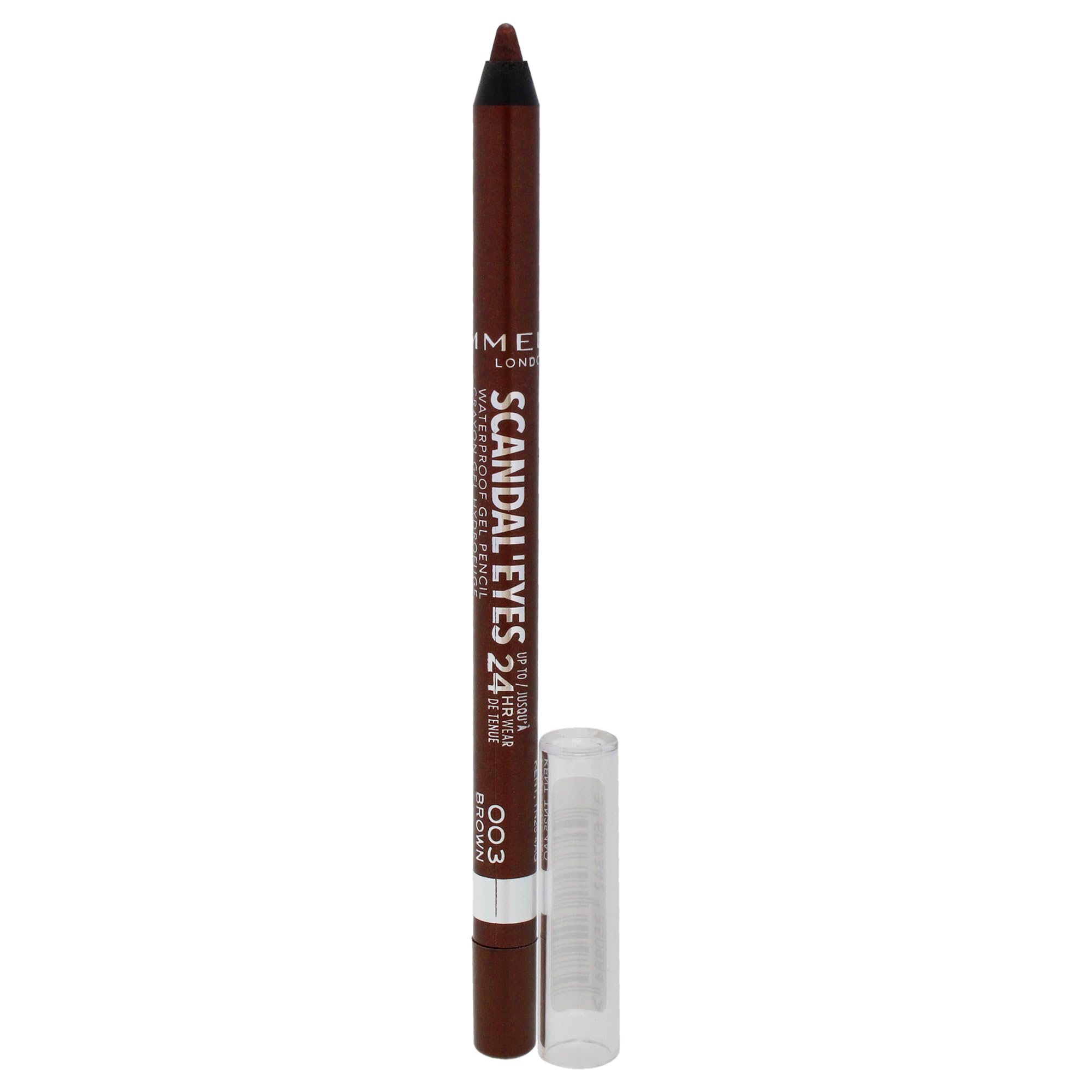 Foto 2 pulgar | Lápiz Delineador De Ojos Rimmel London Scandaleyes Waterproof Brown - Venta Internacional.