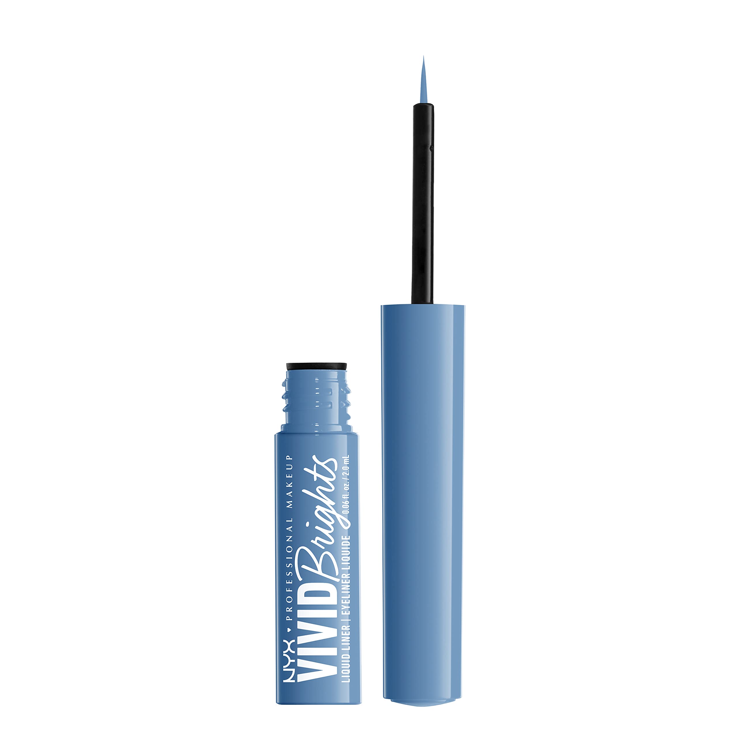 Foto 8 pulgar | Delineador De Ojos Nyx Professional Makeup Vivid Brights Liquid Cobalt - Venta Internacional.