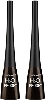 Foto 2 pulgar | Liquid Liner Wet N Wild H20 Proof, Marrón Oscuro, 5 Ml (x2) - Venta Internacional.