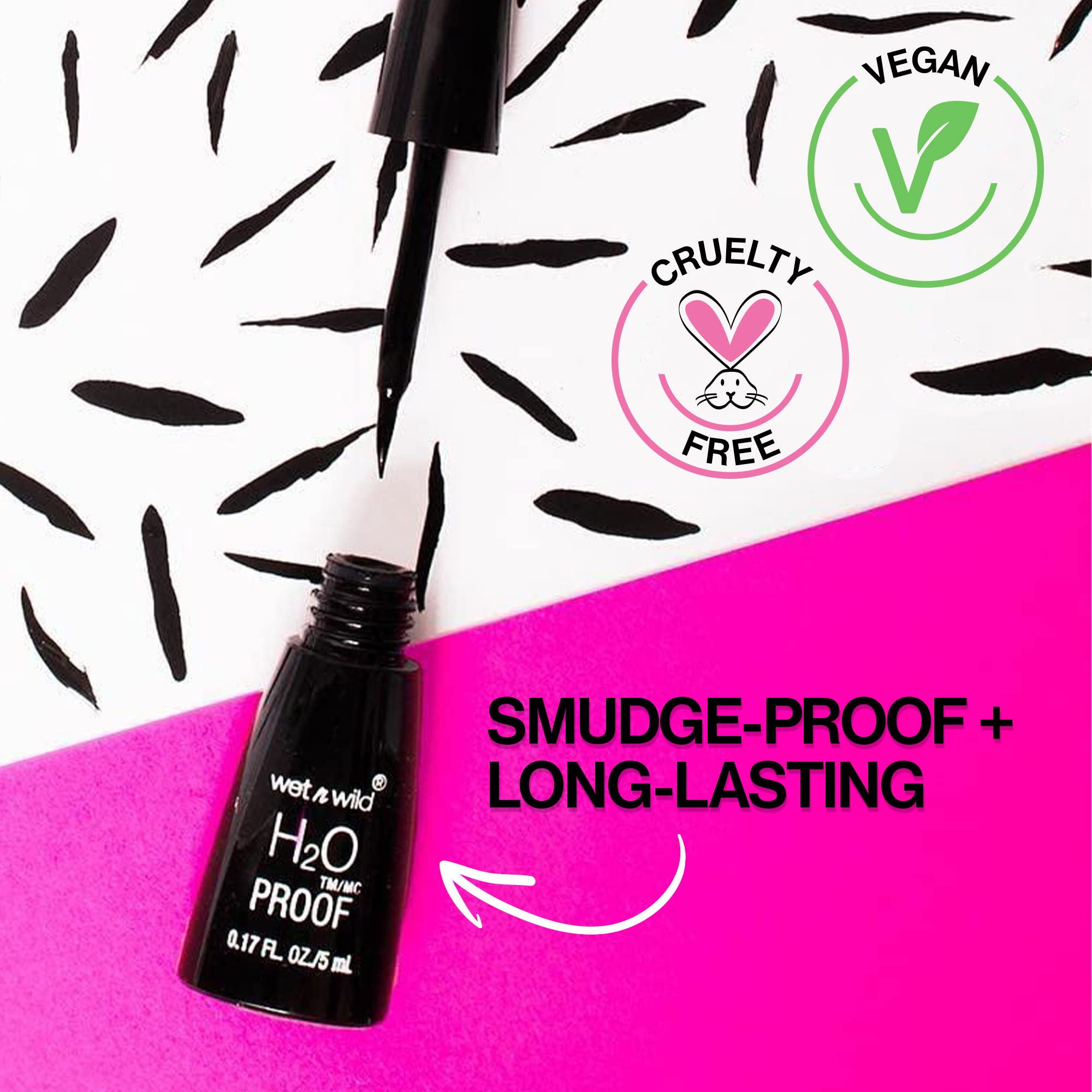 Foto 3 pulgar | Liquid Liner Wet N Wild H20 Proof, Marrón Oscuro, 5 Ml (x2) - Venta Internacional.