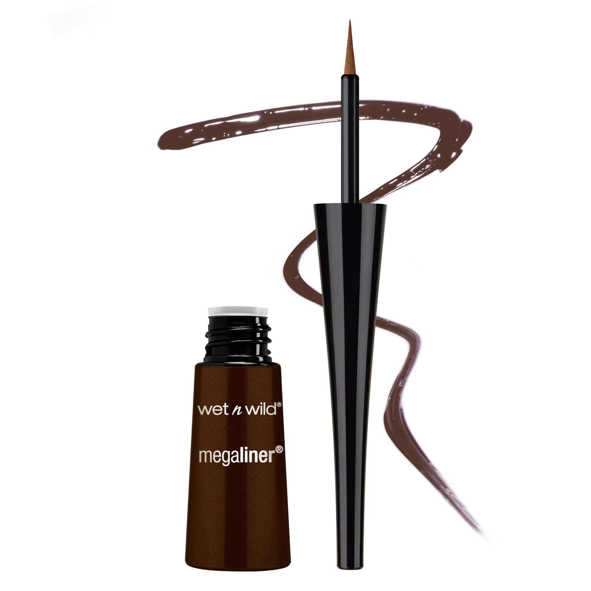 Delineador Líquido Wet N Wild Megaliner Dark Brown - Venta Internacional.