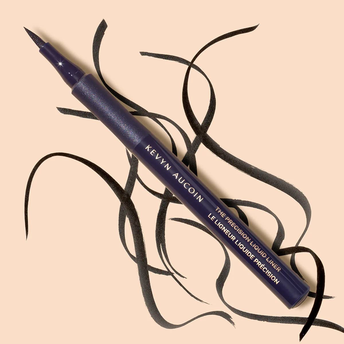 Foto 5 pulgar | Delineador De Ojos Kevyn Aucoin The Precision Liquid Liner Black 1 Ml - Venta Internacional.