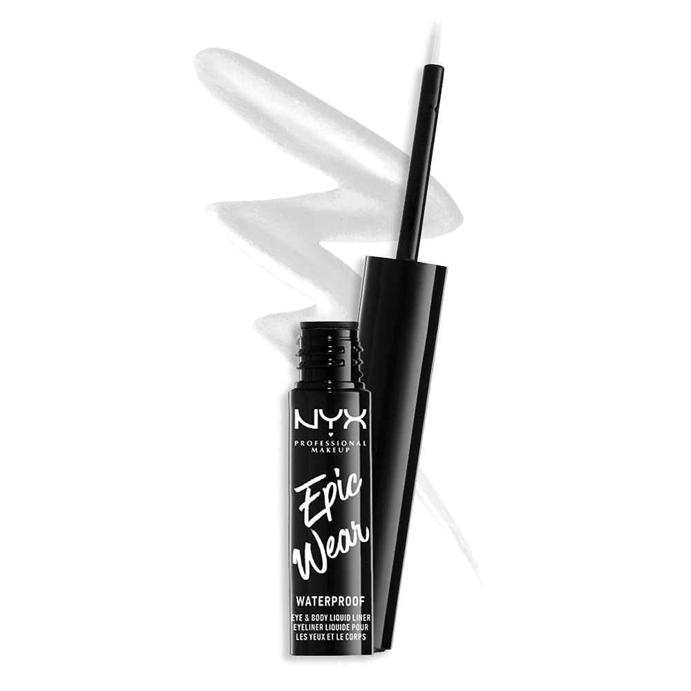 Eyeliner Nyx Professional Makeup Epic Wear Liquid White - Venta Internacional. $413