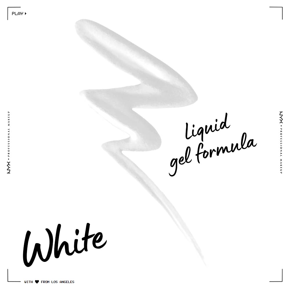 Foto 2 | Eyeliner Nyx Professional Makeup Epic Wear Liquid White - Venta Internacional.