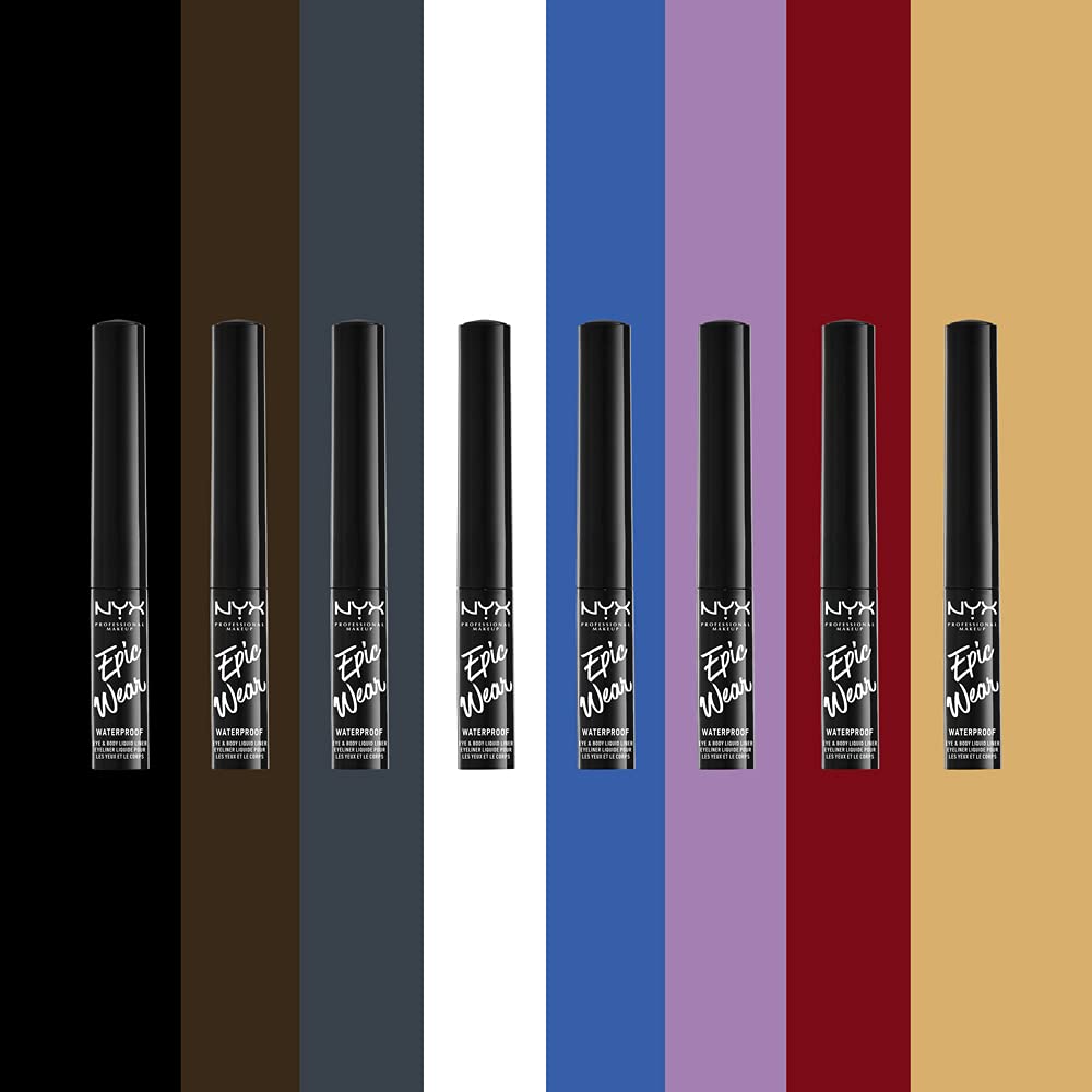 Foto 7 | Eyeliner Nyx Professional Makeup Epic Wear Liquid White - Venta Internacional.