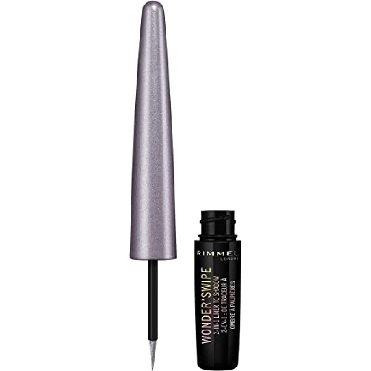 Foto 2 pulgar | Delineador De Ojos Rimmel London Wonder Swipe 2 En 1 Liner To Shadow 0 - Venta Internacional.