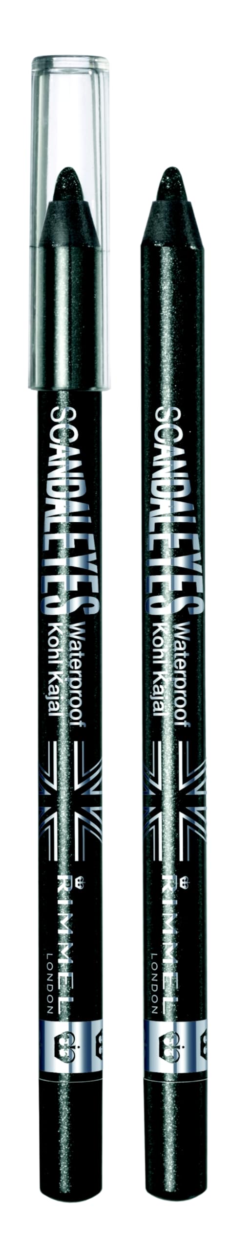 Foto 4 pulgar | Delineador de Ojos Rimmel Scandaleyes Waterproof Kohl Kajal Black 2 Piezas - Venta Internacional