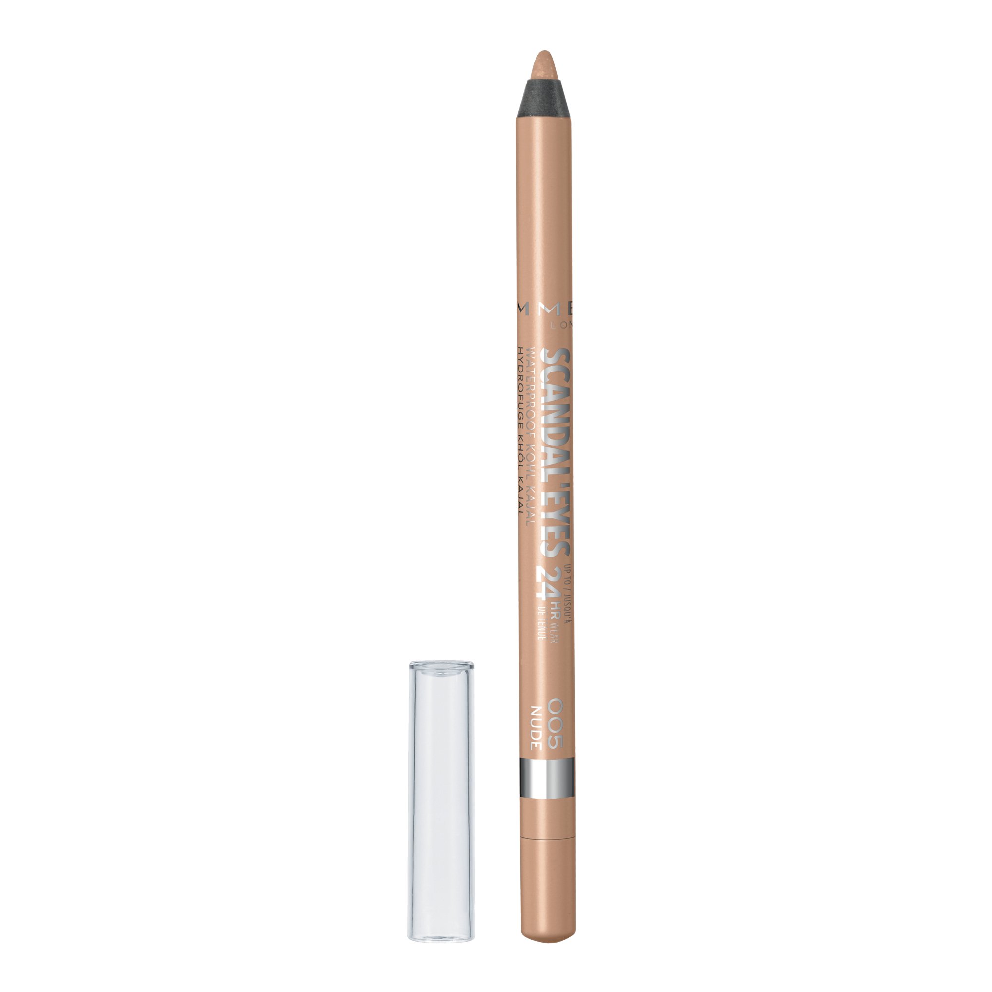 Foto 2 pulgar | Delineador para Ojos Rimmel London Scandaleyes Waterproof Nude-Venta Internacional