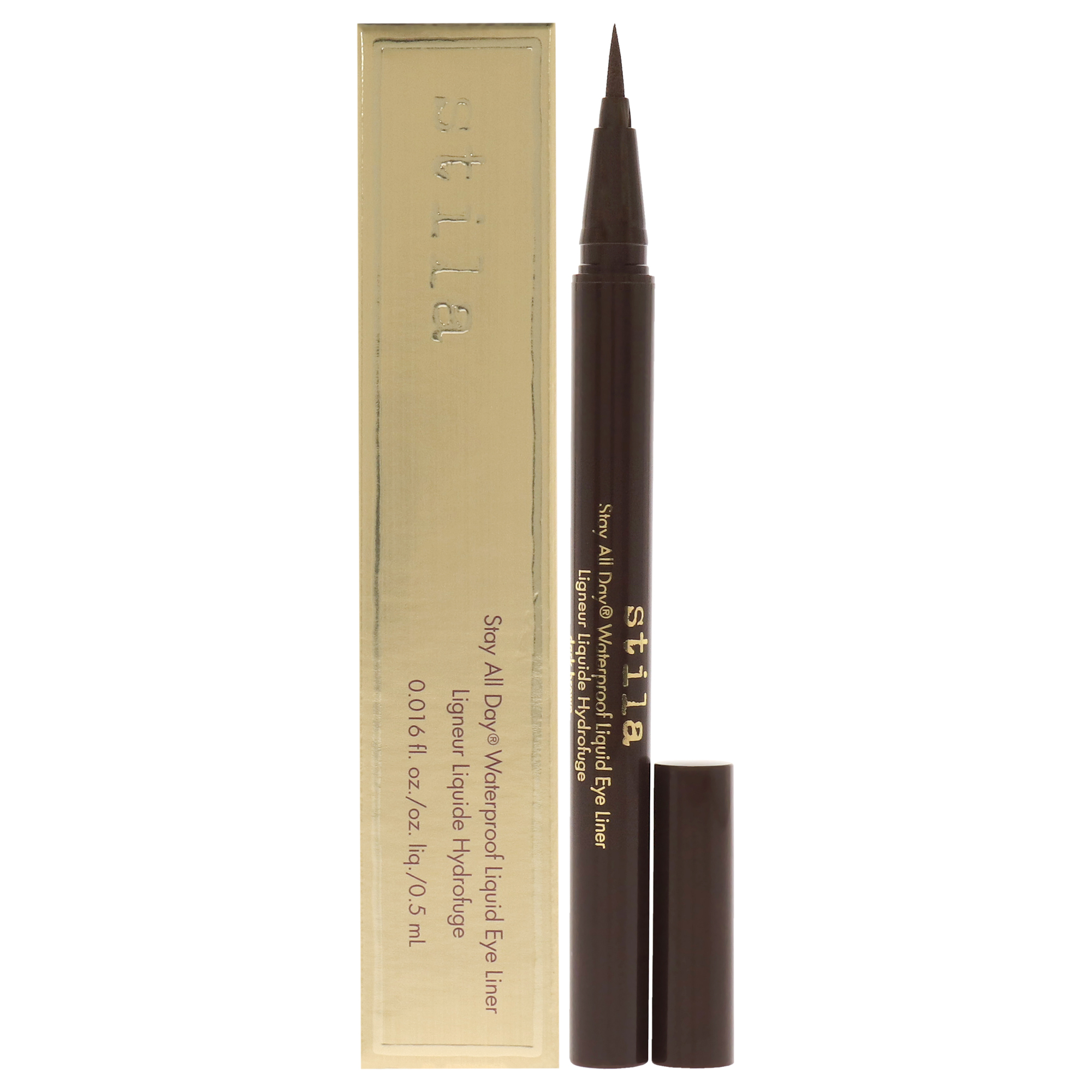 Delineador De Ojos Líquido Stila Stay All Day Brown Oscuro - Venta Internacional.