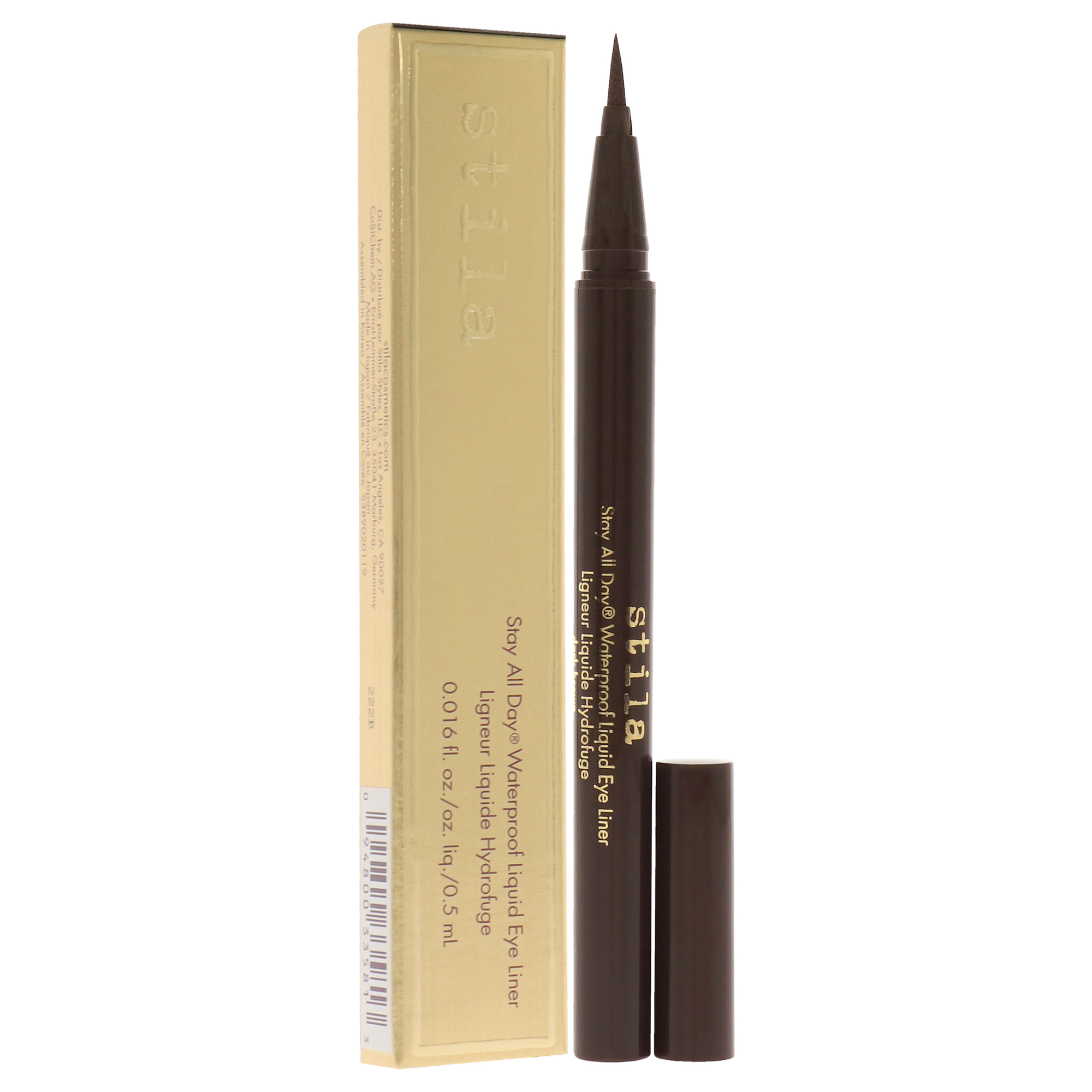 Foto 4 pulgar | Delineador De Ojos Líquido Stila Stay All Day Brown Oscuro - Venta Internacional.