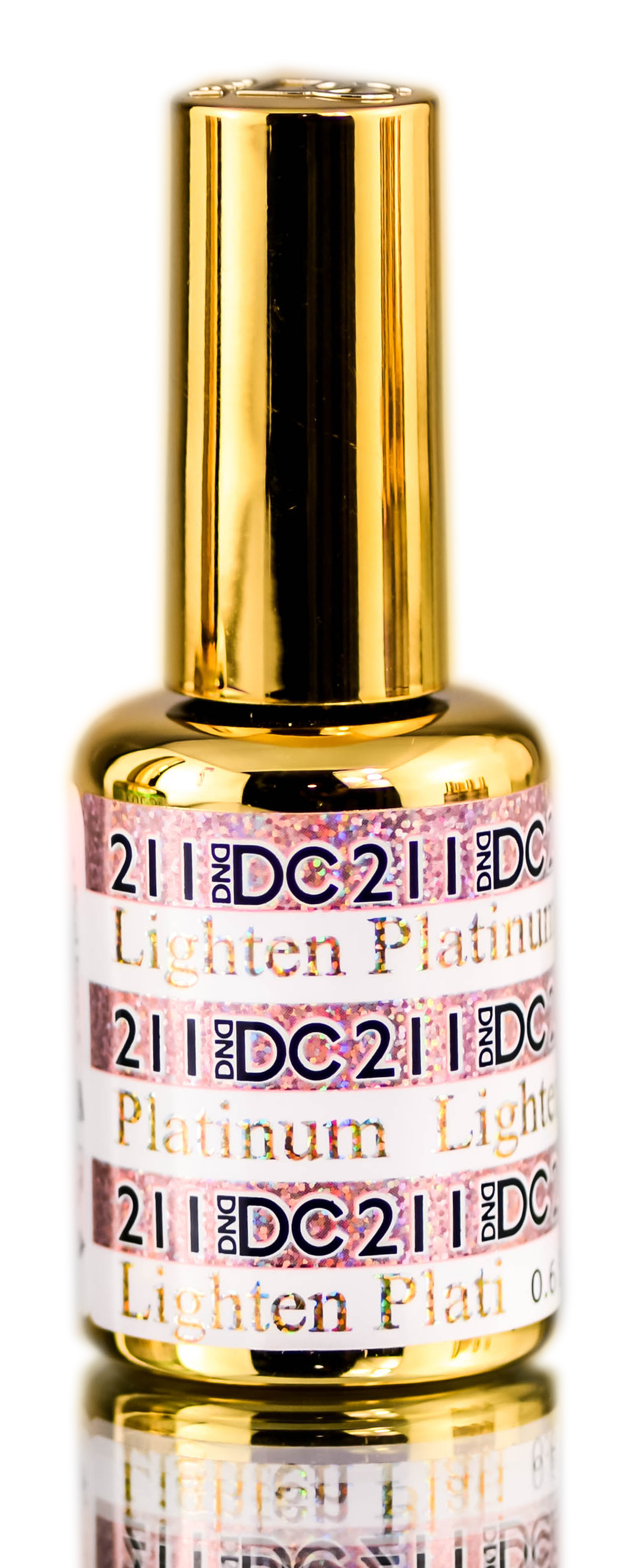 Esmalte En Gel Dnd Dc Platinum Para Uñas Con Purpurina 211 - Venta Internacional.