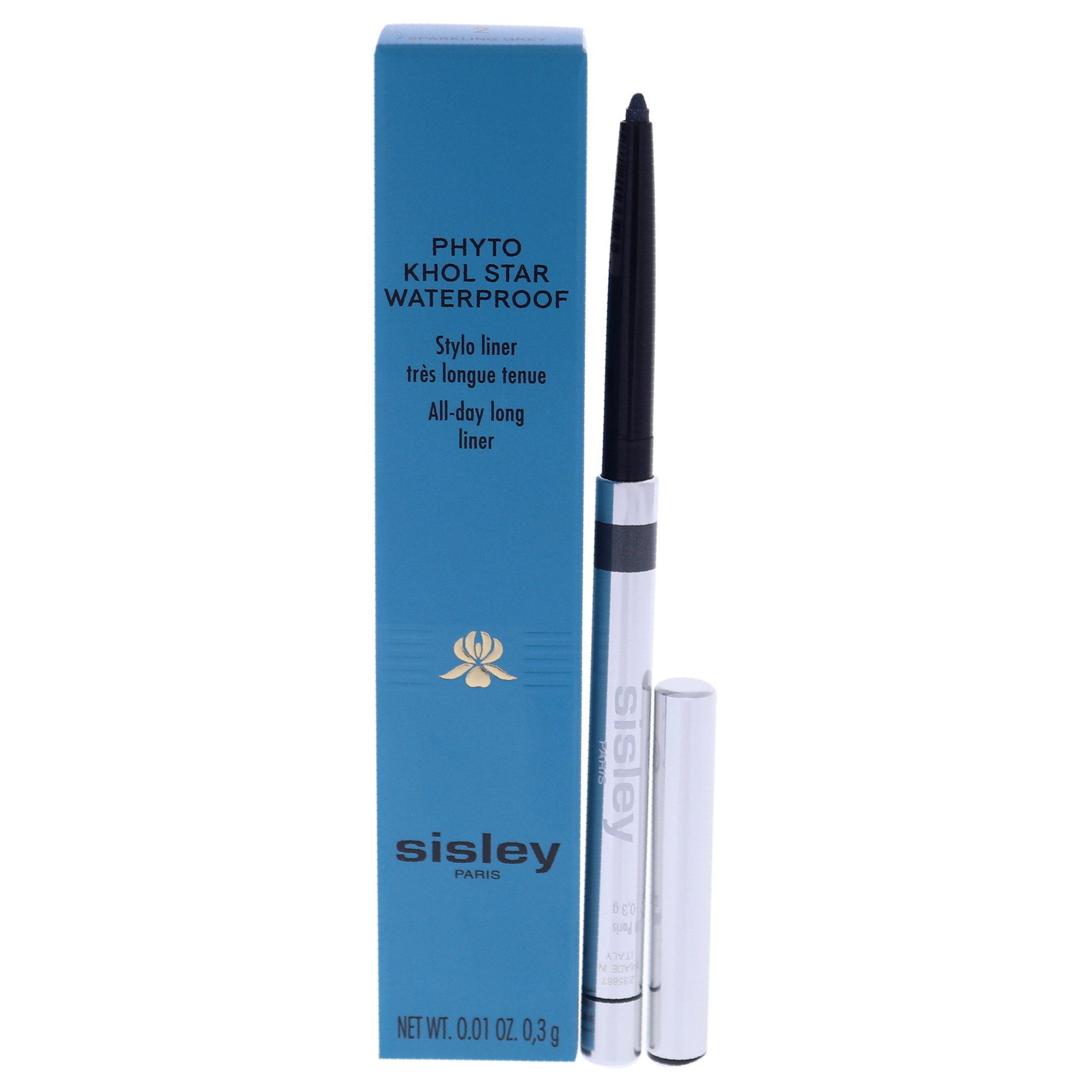 Lápiz De Ojos Sisley Phyto Khol Star Waterproof 02 Sparkling Gr - Venta Internacional.