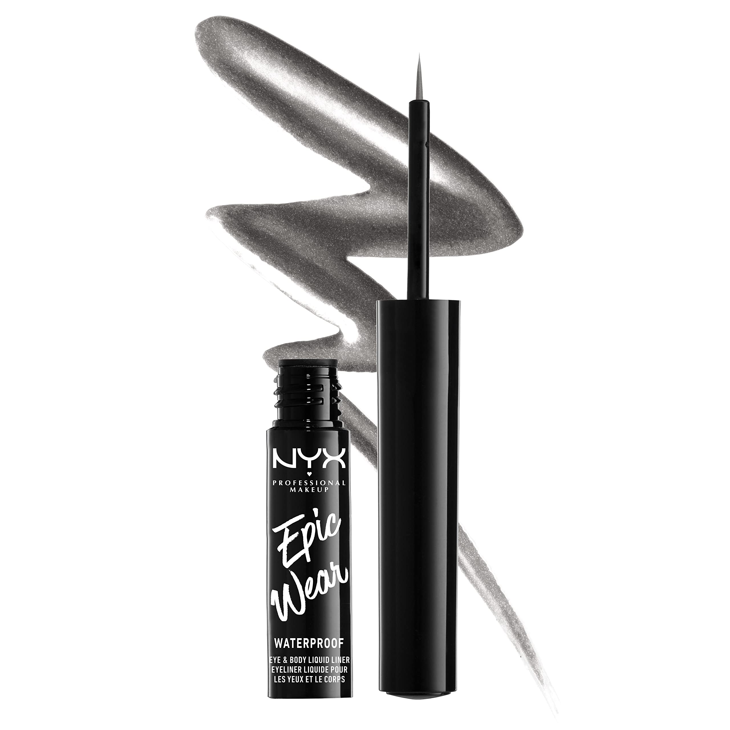Foto 2 pulgar | Eyeliner Nyx Professional Makeup Epic Wear Metallic Gun Metal - Venta Internacional.